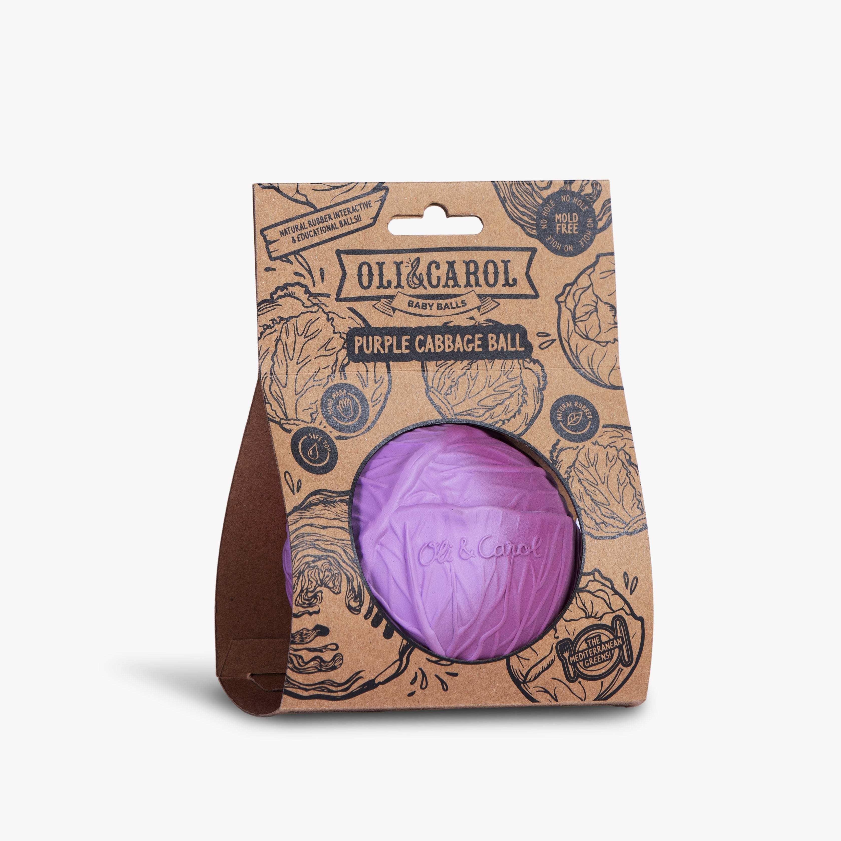 OLI&CAROL Purple Cabbage Baby Ball