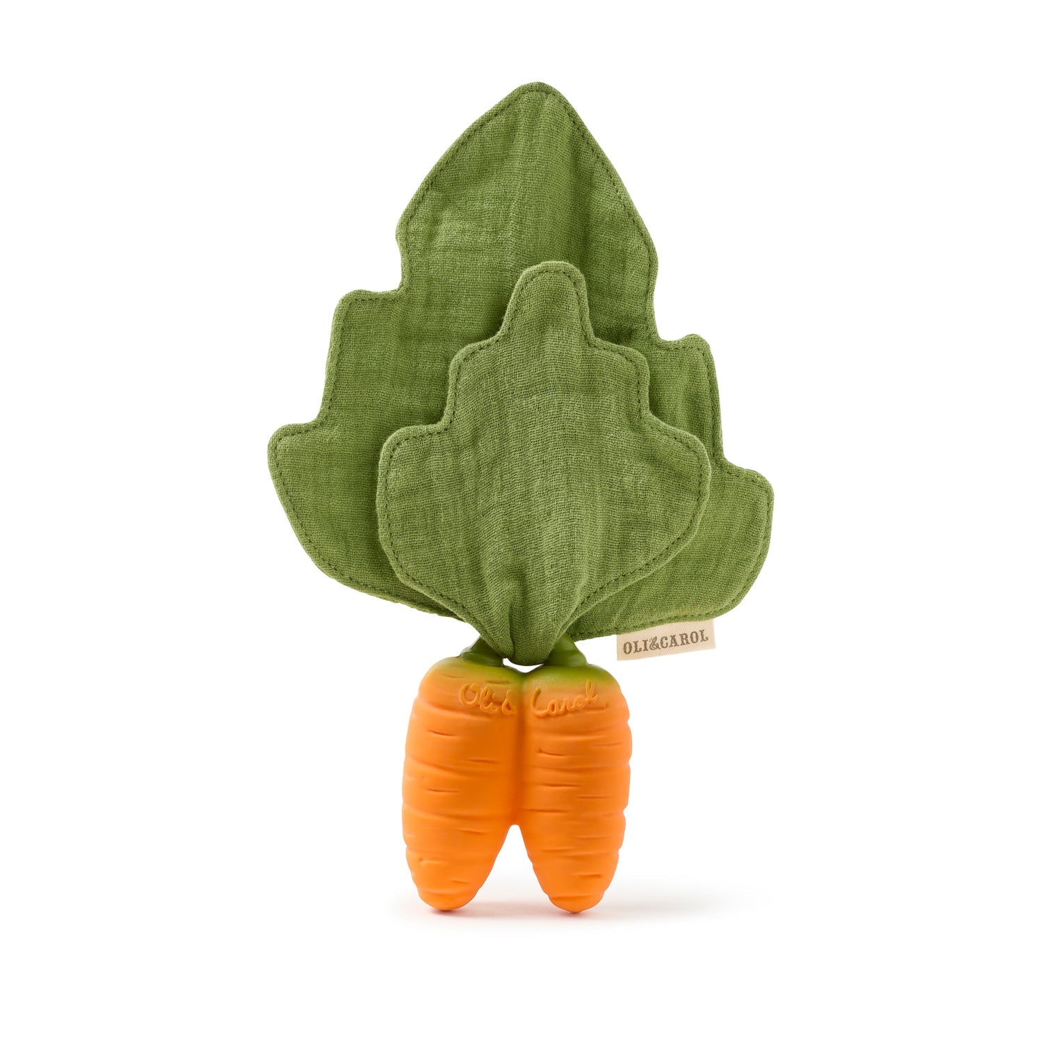 OLI&CAROL Cathy the Carrot Mini Doudou-Teether