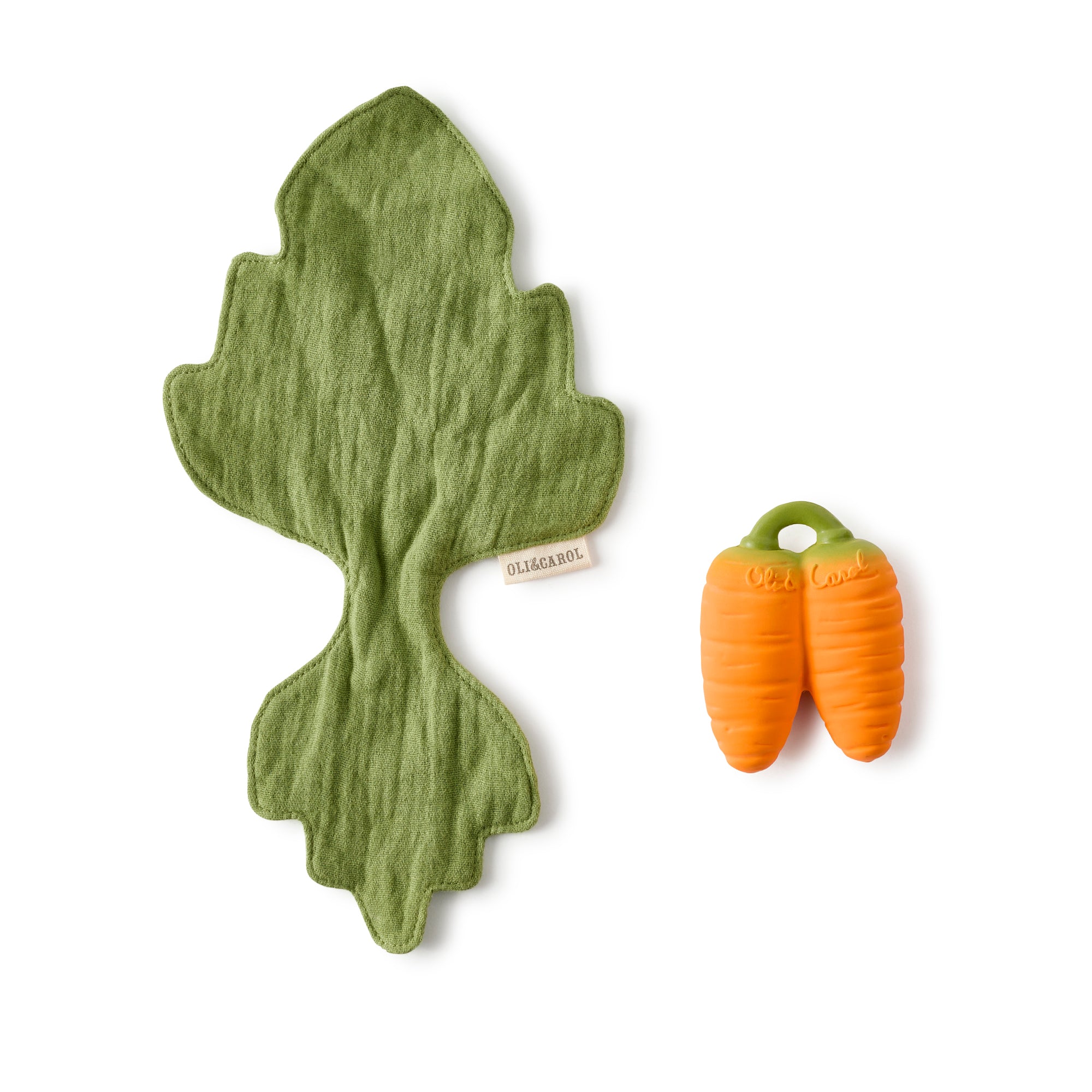 OLI&CAROL Cathy the Carrot Mini Doudou-Teether