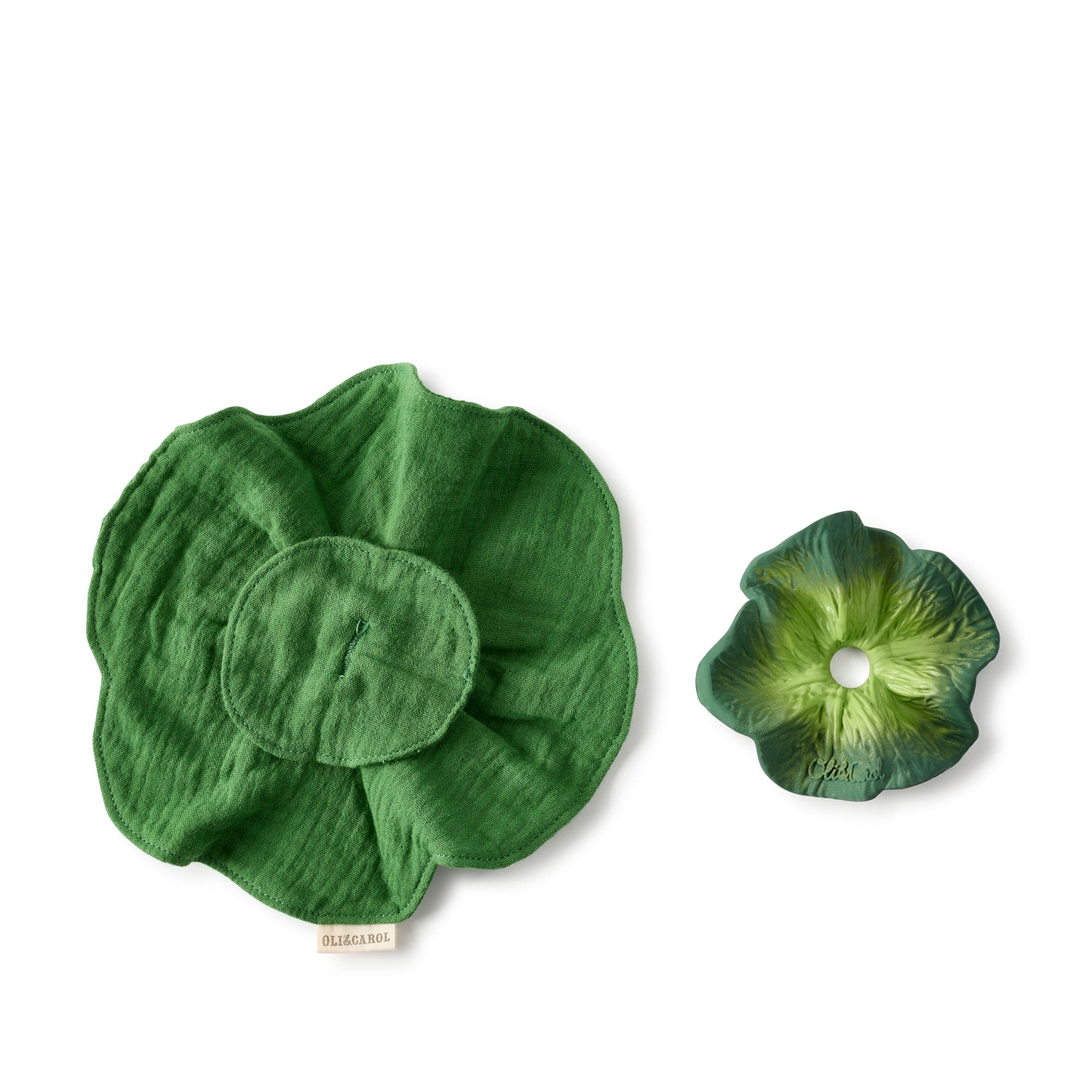 OLI&CAROL Kendall the Kale Mini Doudou-Teether