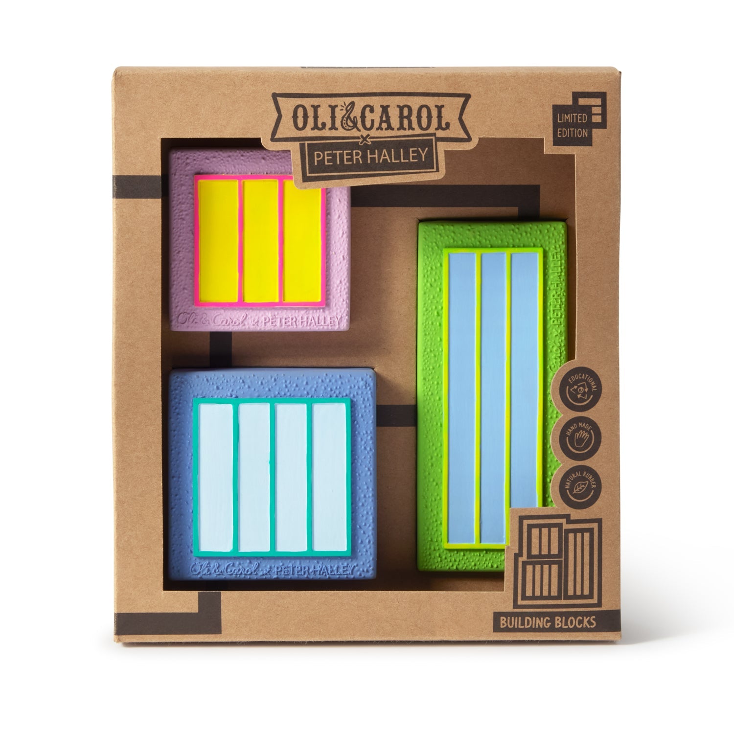 Peter Halley Baby Stacking Blocks Cells
