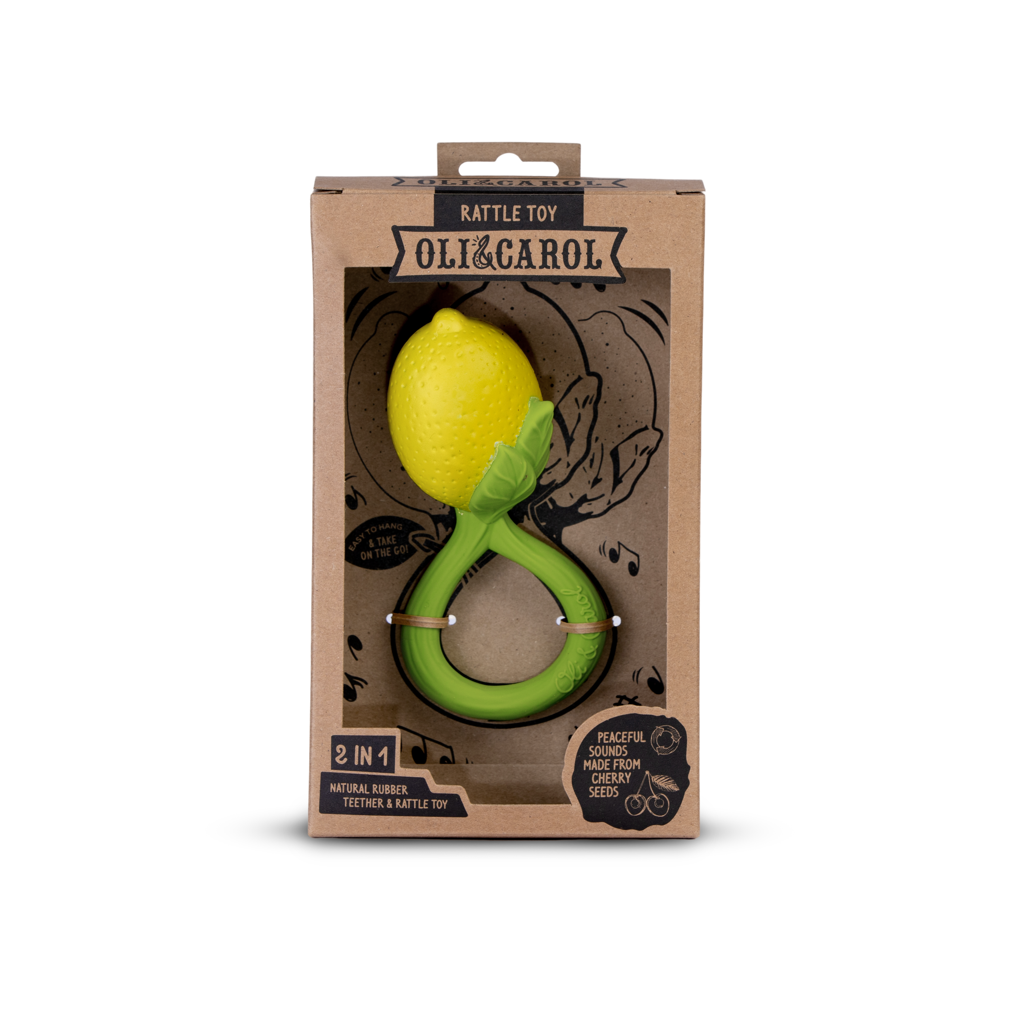 OLI&CAROL Lemon Rattle Toy