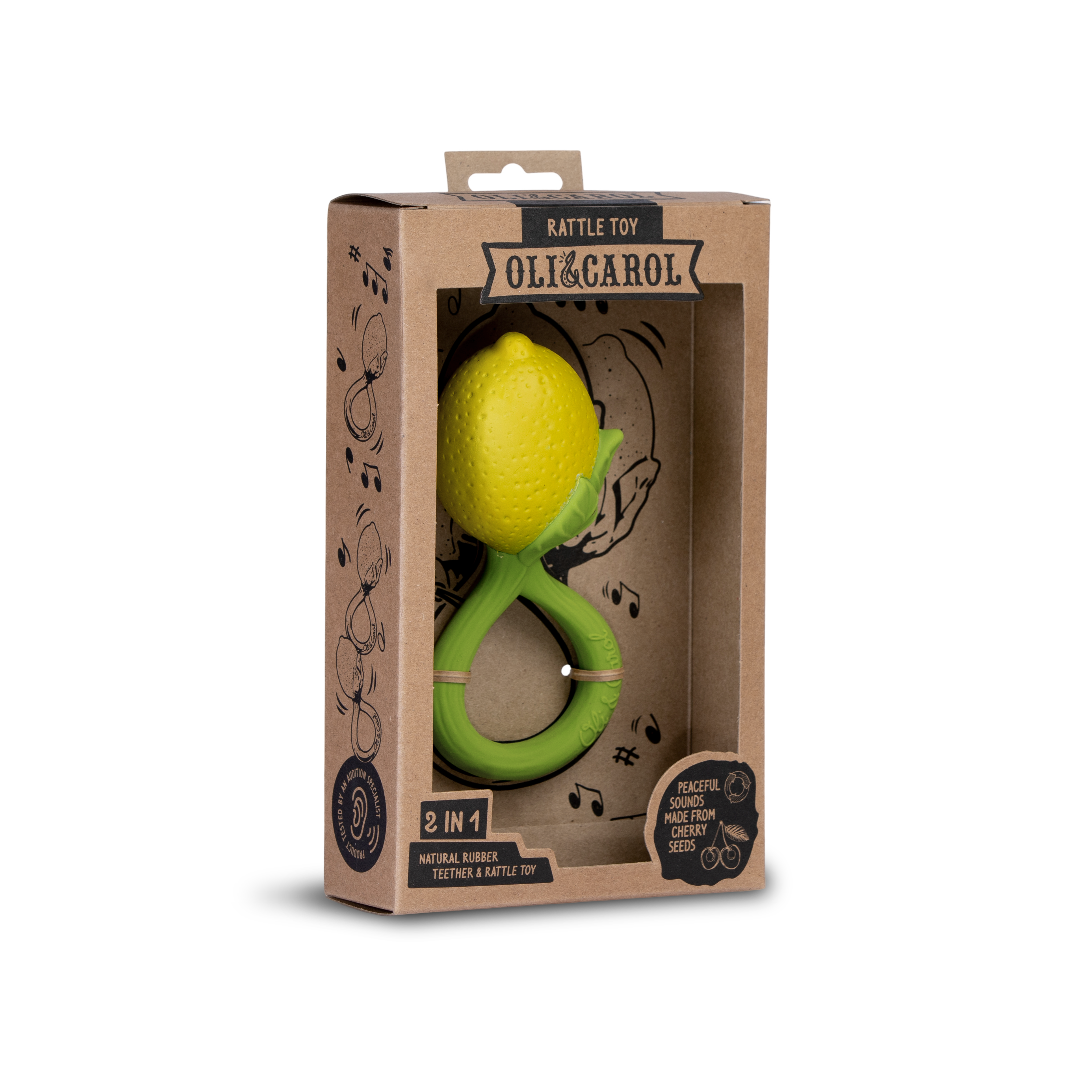 OLI&CAROL Lemon Rattle Toy