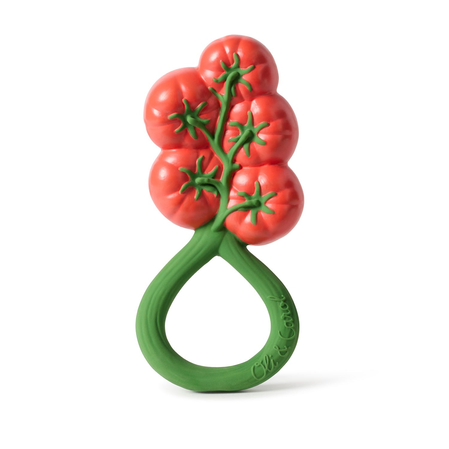 OLI&CAROL Tomato Rattle Toy