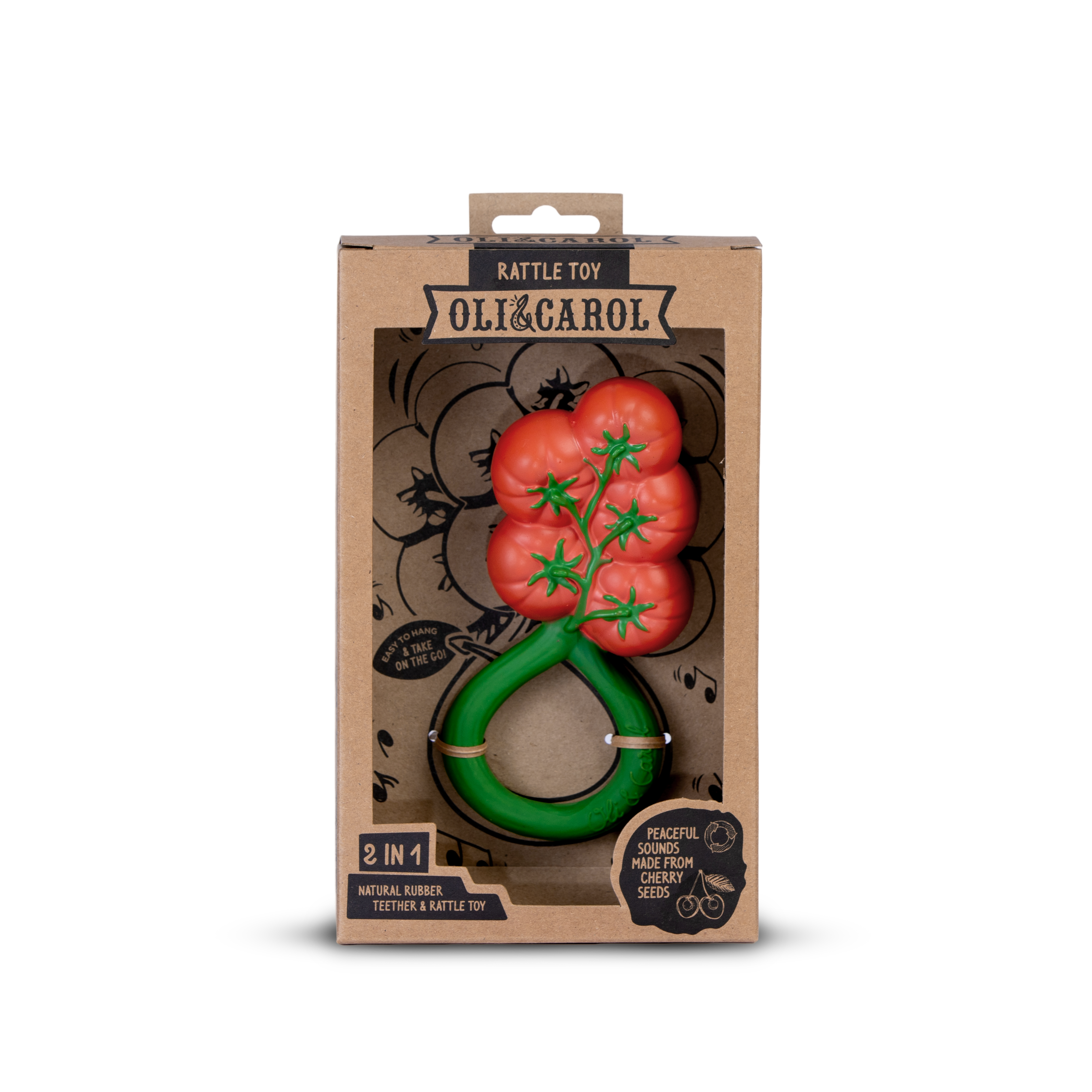 OLI&CAROL Tomato Rattle Toy