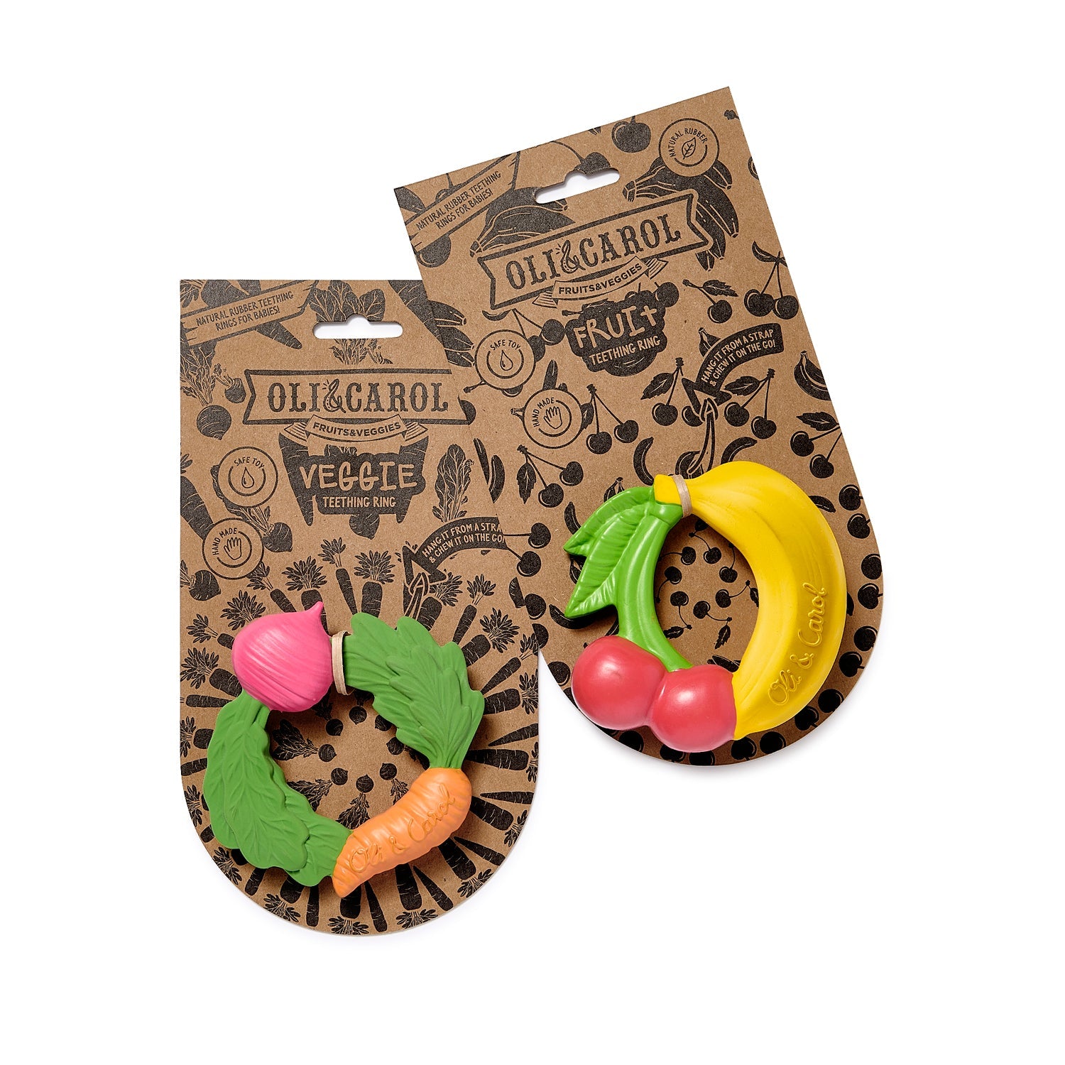 OLI&CAROL Fruit Teething Ring