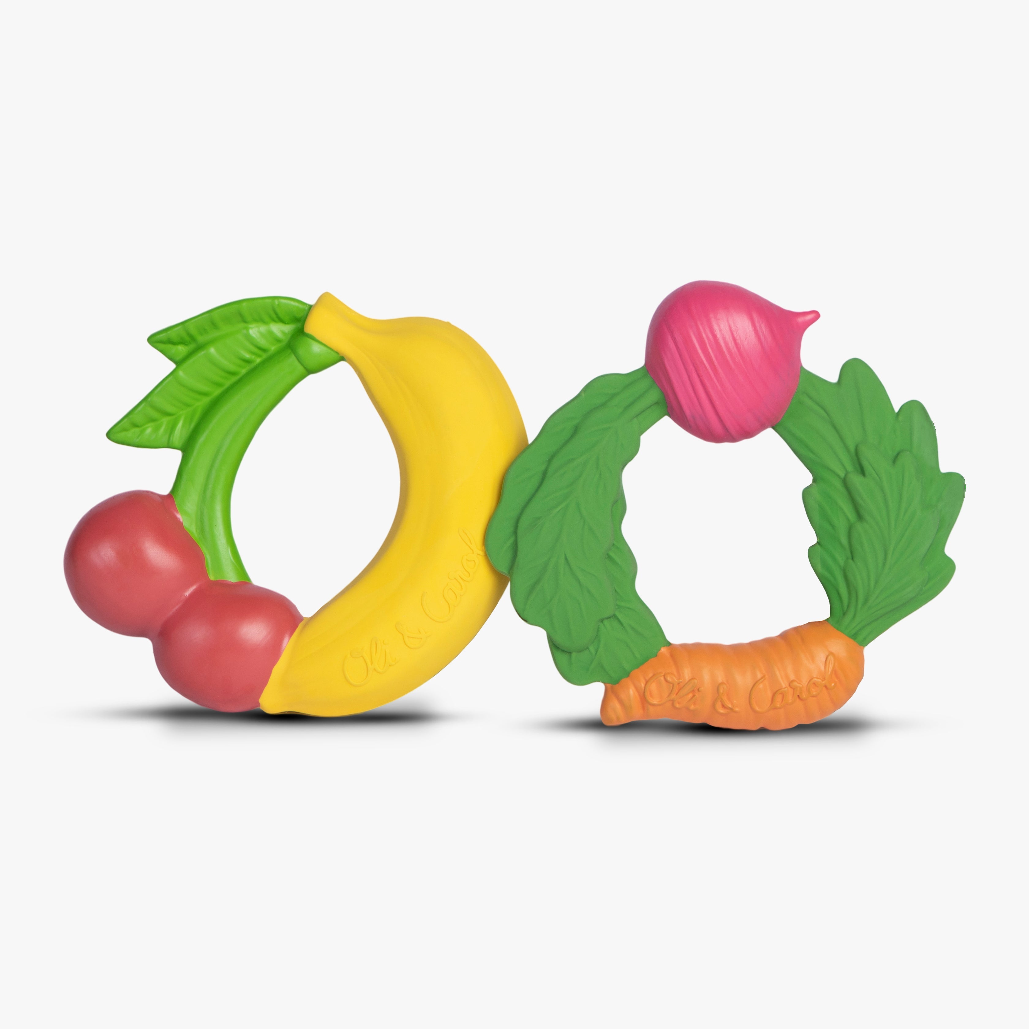 OLI&CAROL Veggie Teething Ring