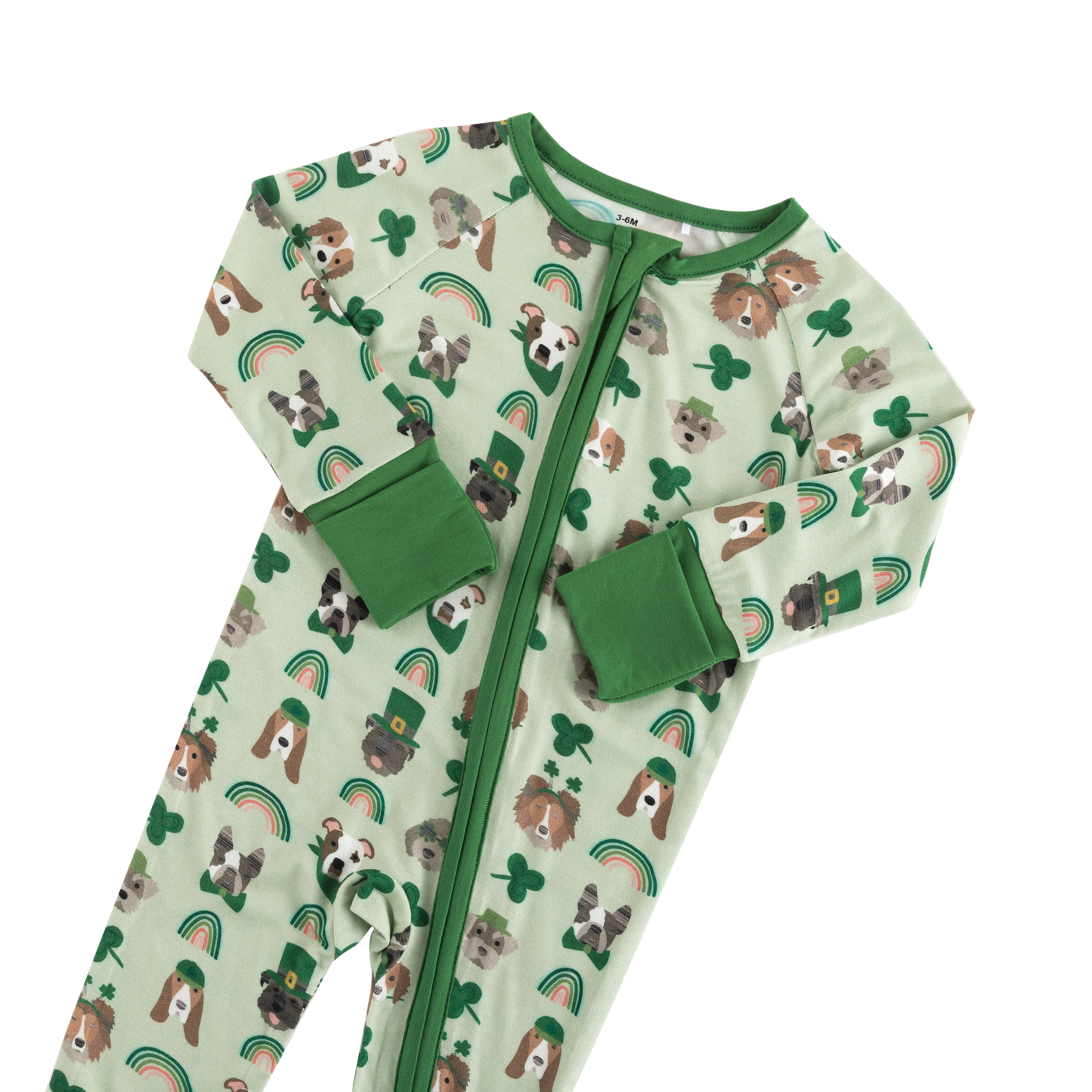 Puppy Parade (convertible Zip Footies)