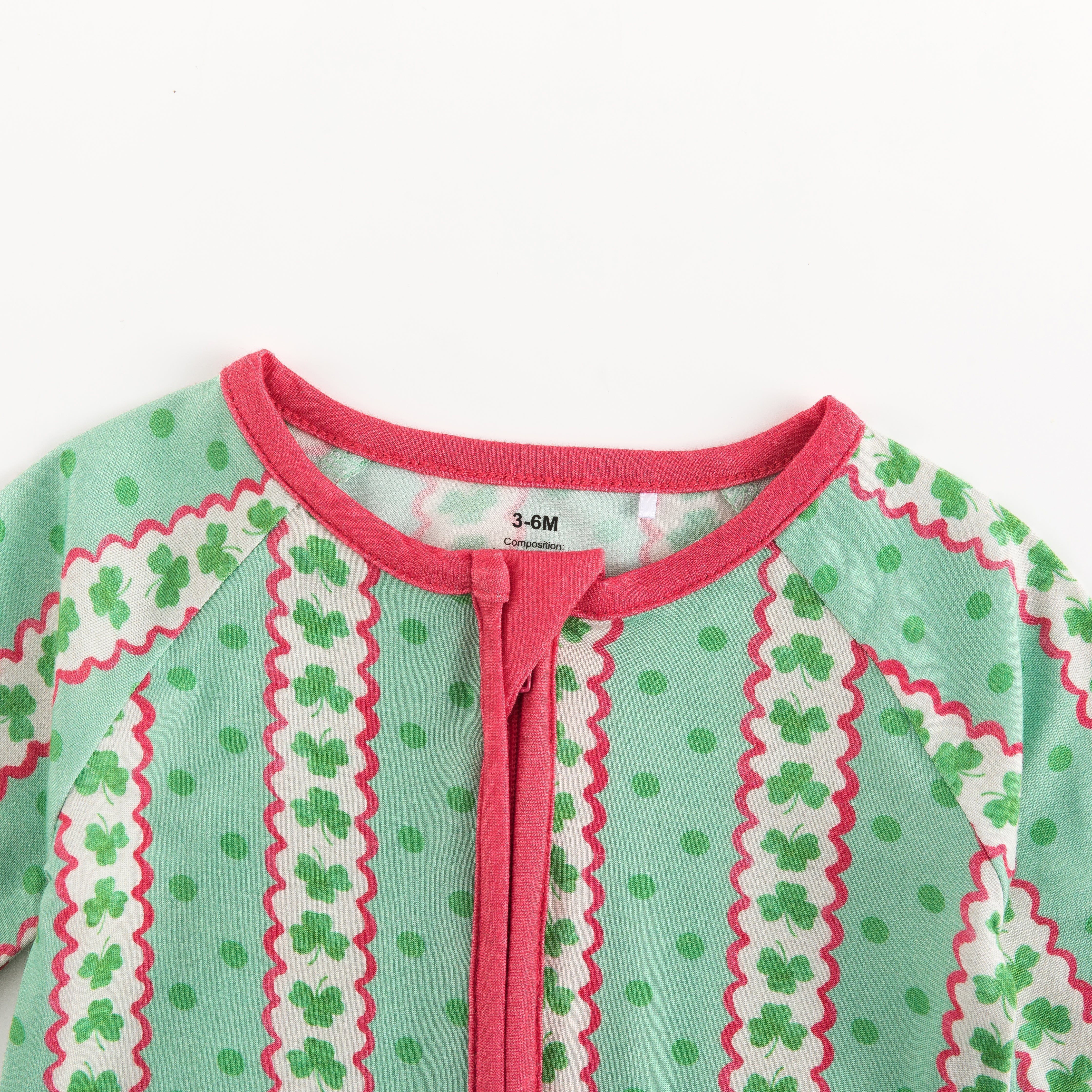 Lucky Clovers (convertible Zip Footies)