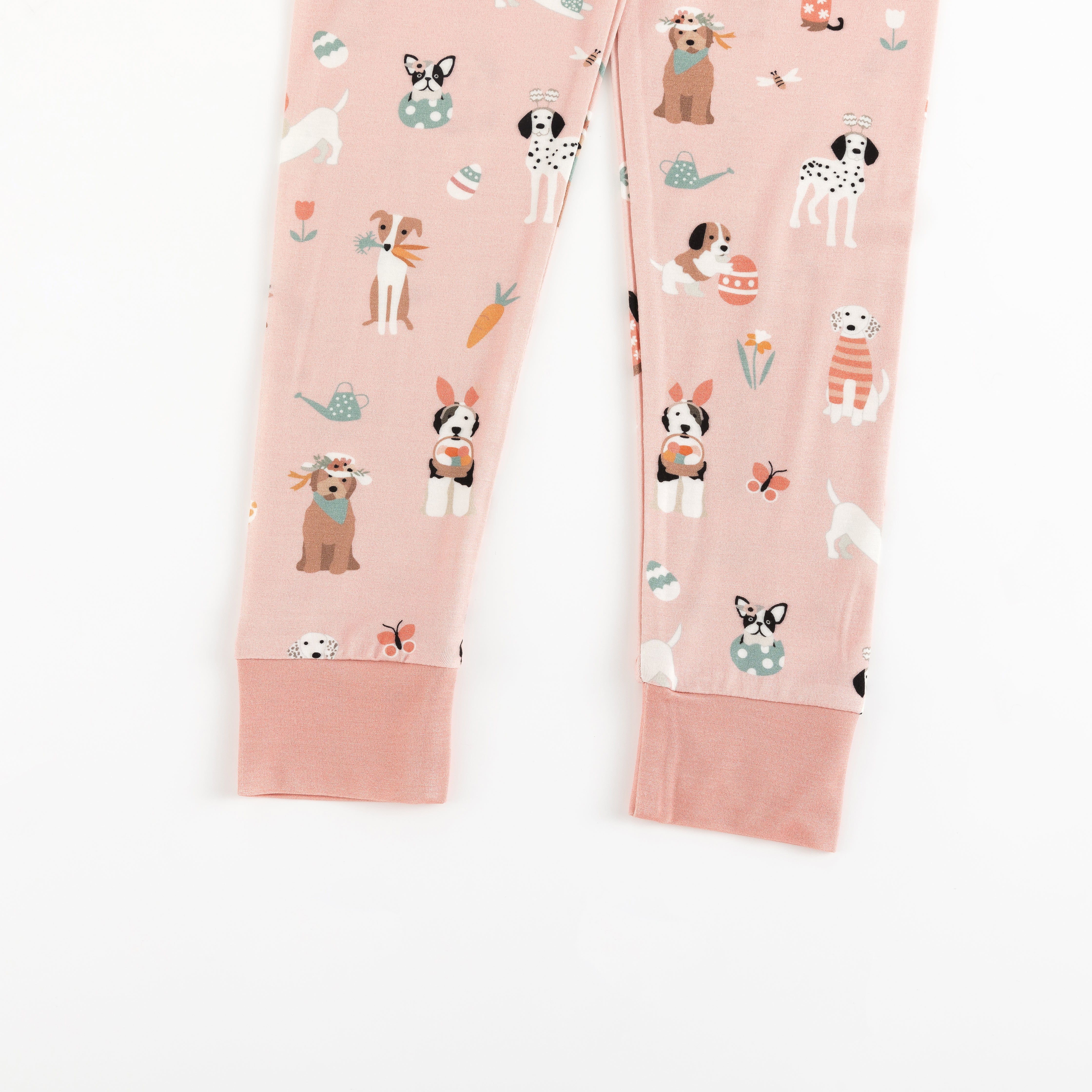 Puppy Egg Hunt (long Sleeve Pj) - Pink