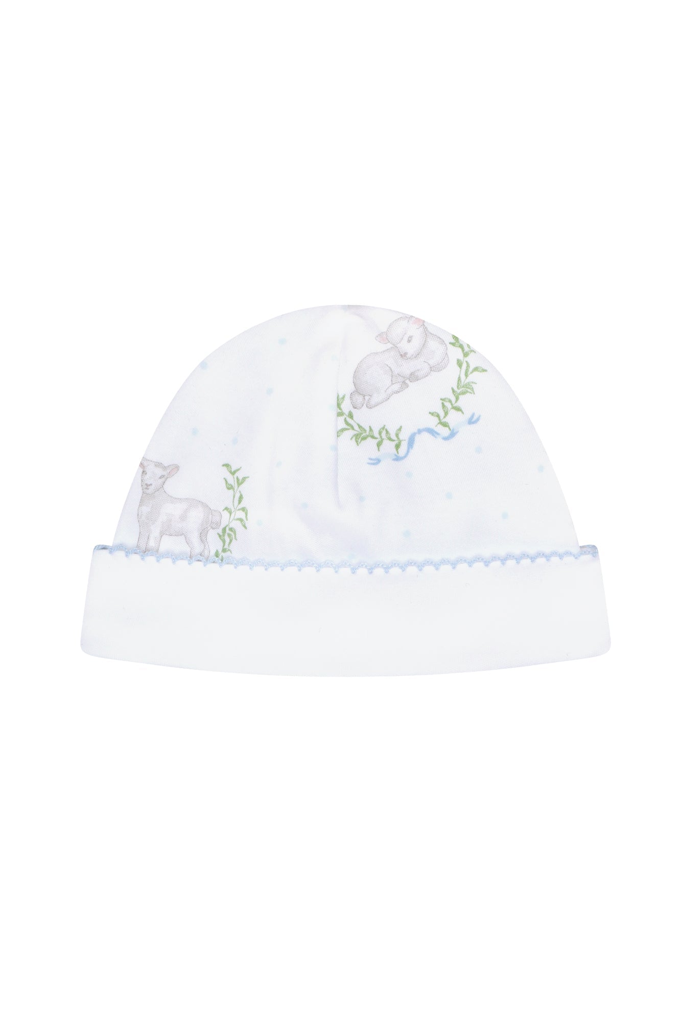 Blue Heart Print Hat