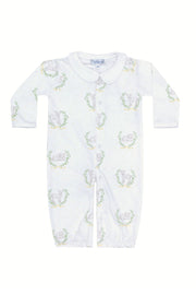 Yellow Lamb Print Converter Gown