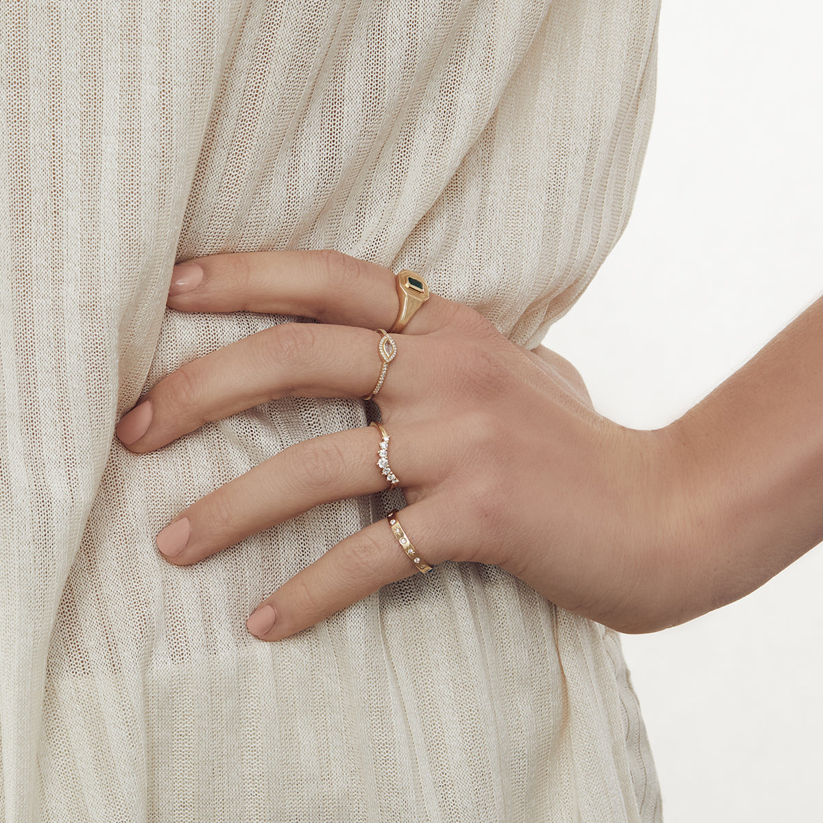 Emerald Signet Ring