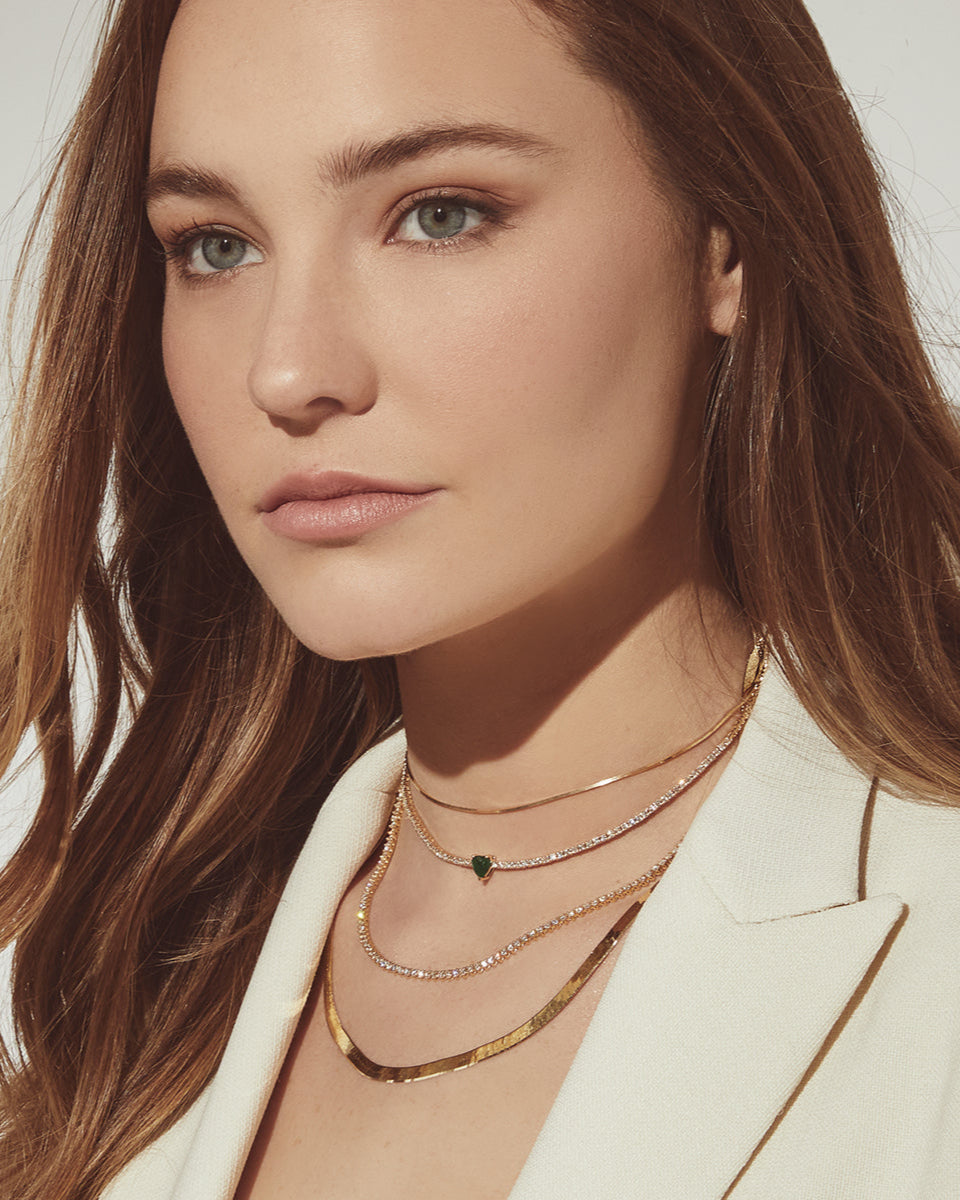 14k Gold Snake Chain Necklace