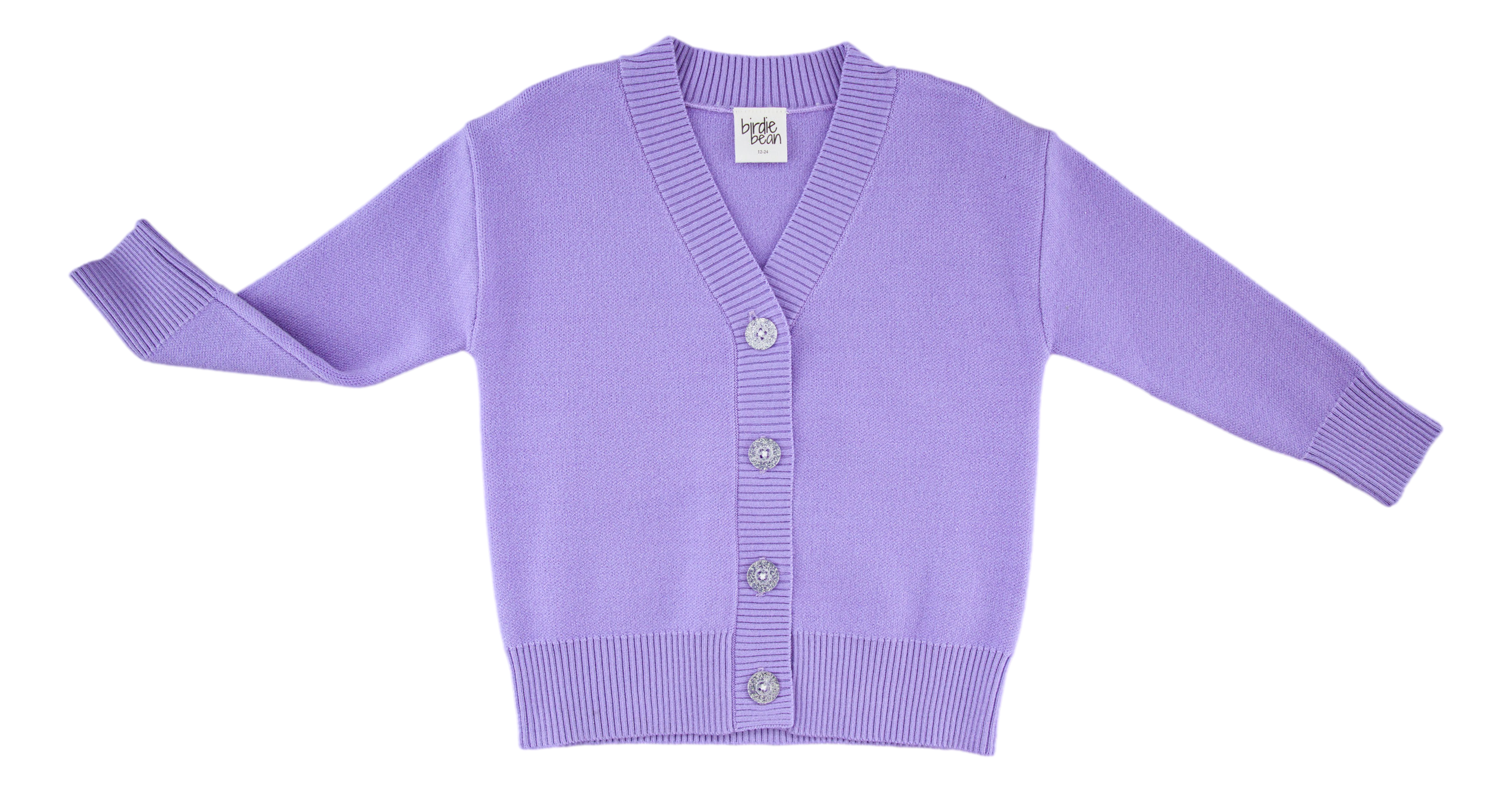 Lavender Knit Cardigan