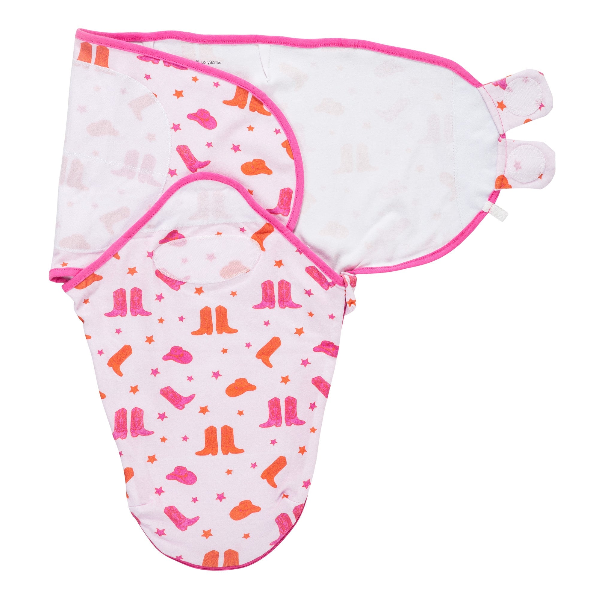 Life Is Better In Pink Boots Swaddle Sack