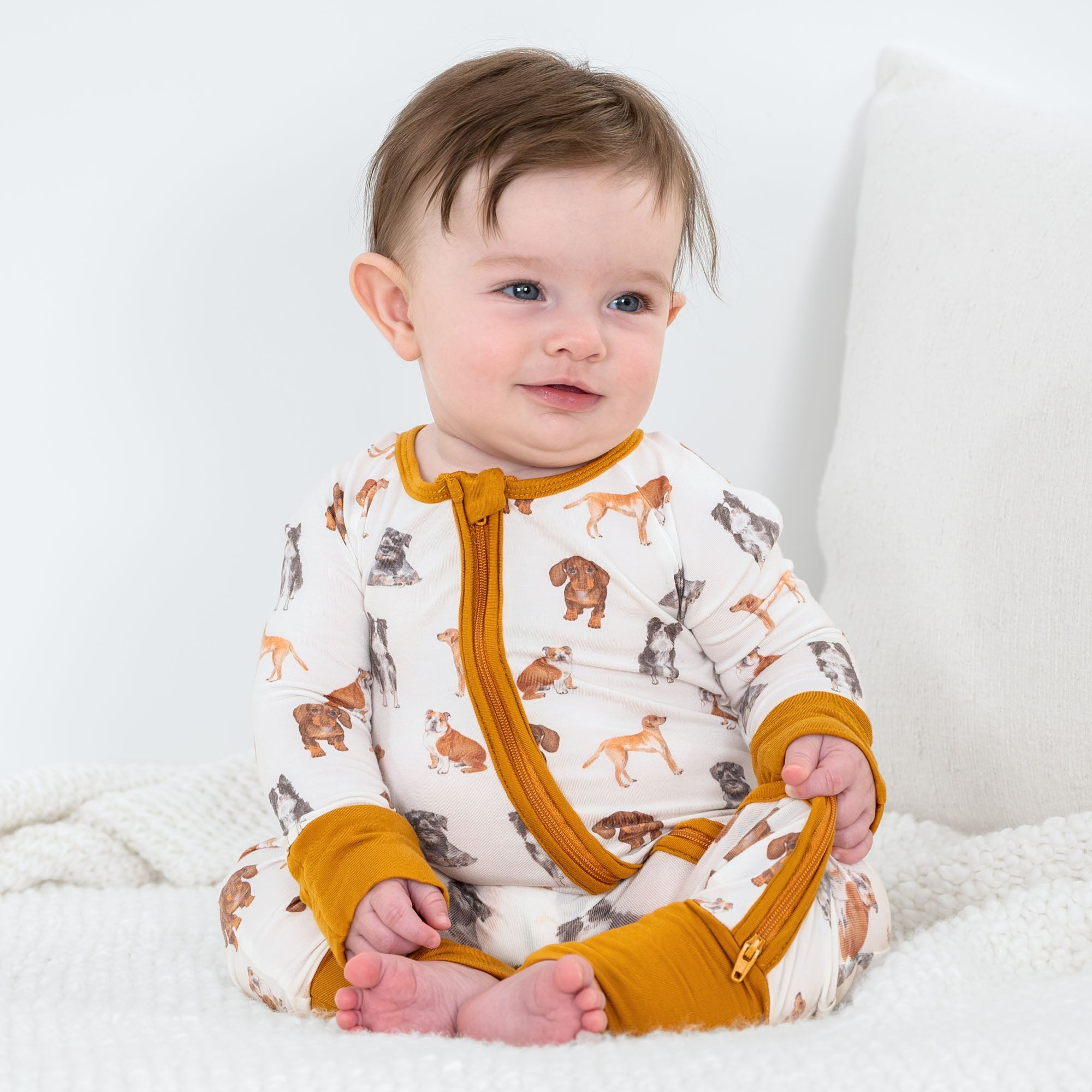 Doggone Cute Zipper One Piece Pajama