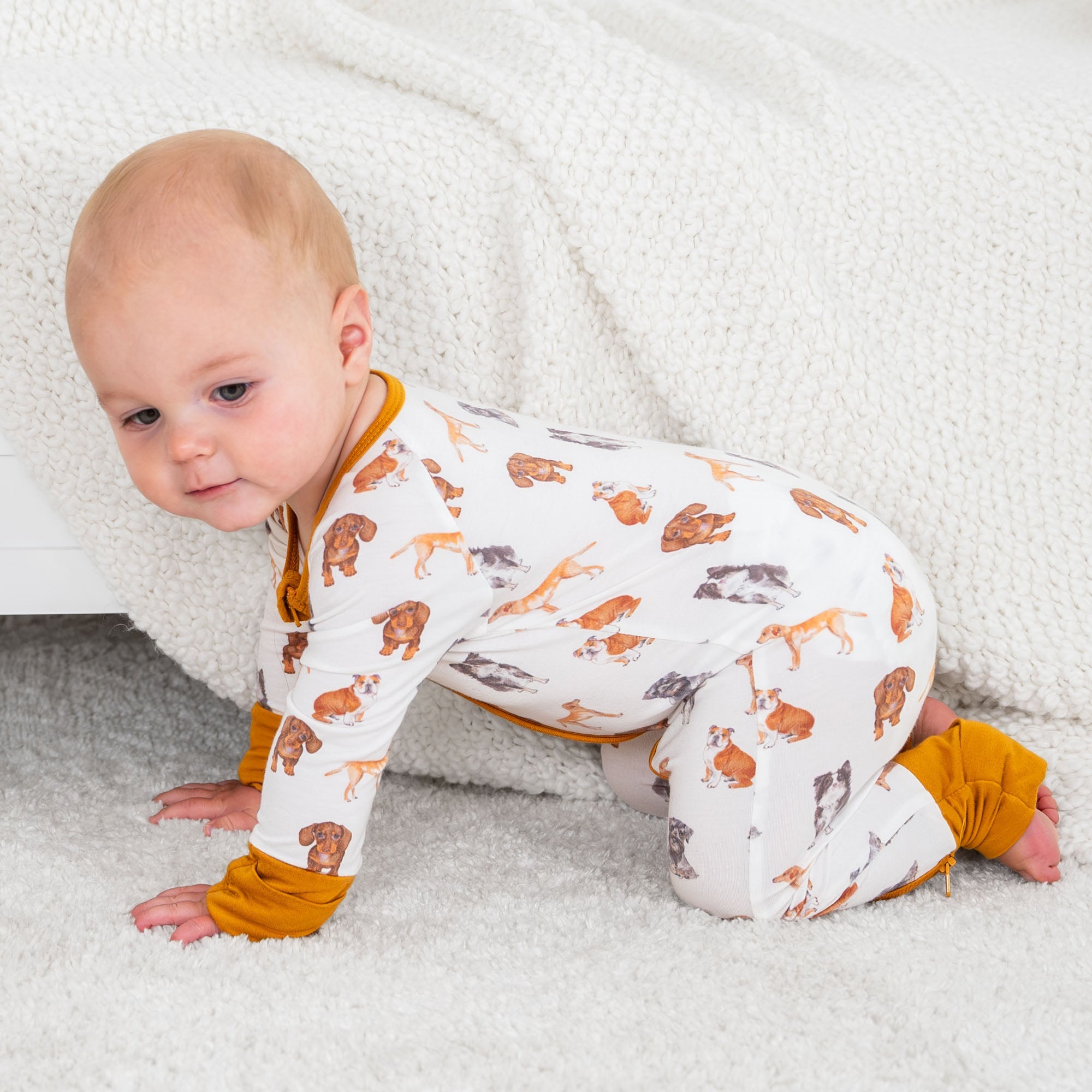 Doggone Cute Zipper One Piece Pajama
