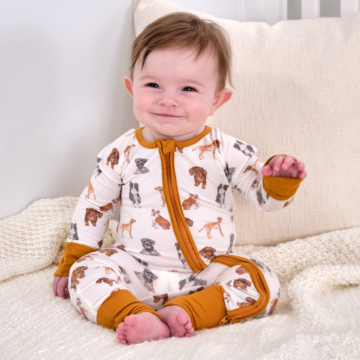 Doggone Cute Zipper One Piece Pajama
