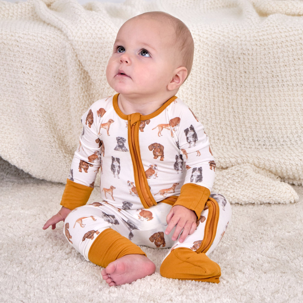 Doggone Cute Zipper One Piece Pajama