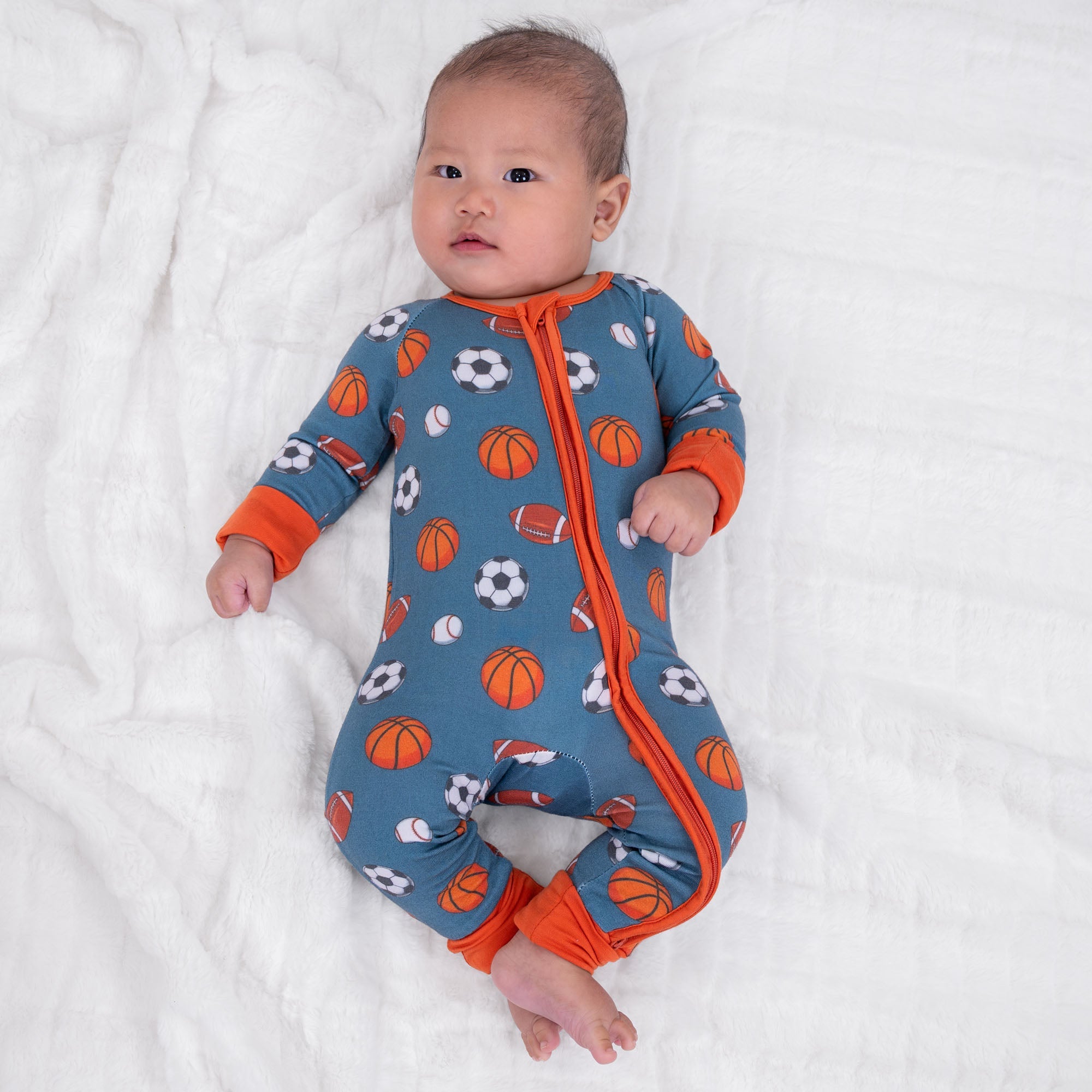Get Up, It's Gameday Zipper One Piece Pajama