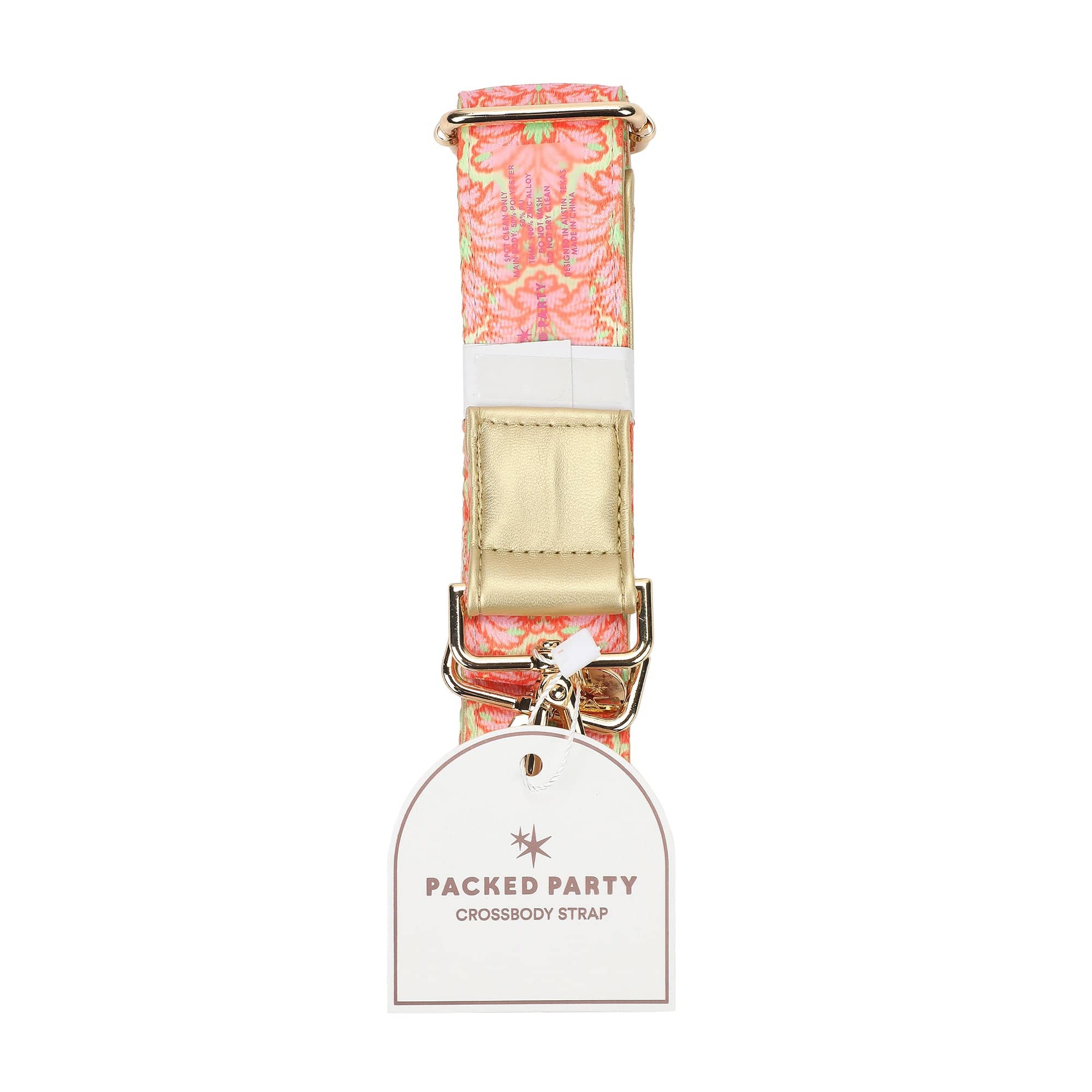 Pink Palm Bag Strap