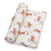Monkey Around Swaddle Blanket