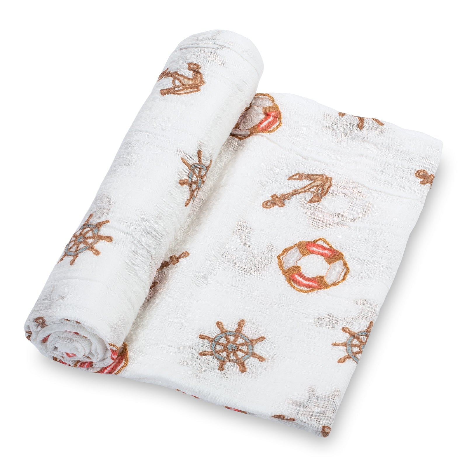 Ships Ahoy Swaddle Blanket