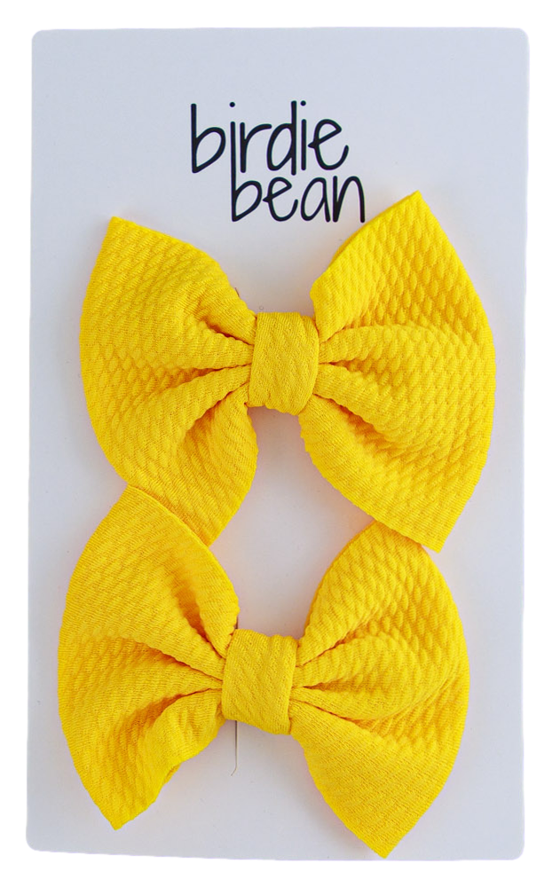 Lemon Clippy Bow Set