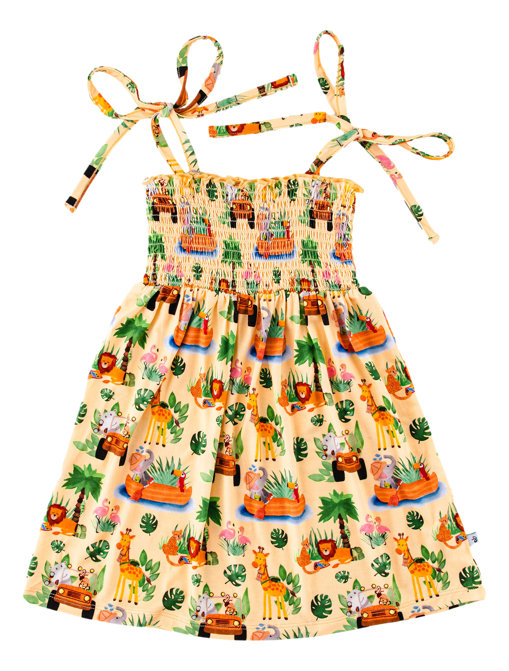 Leo Smocked Birdie Dress