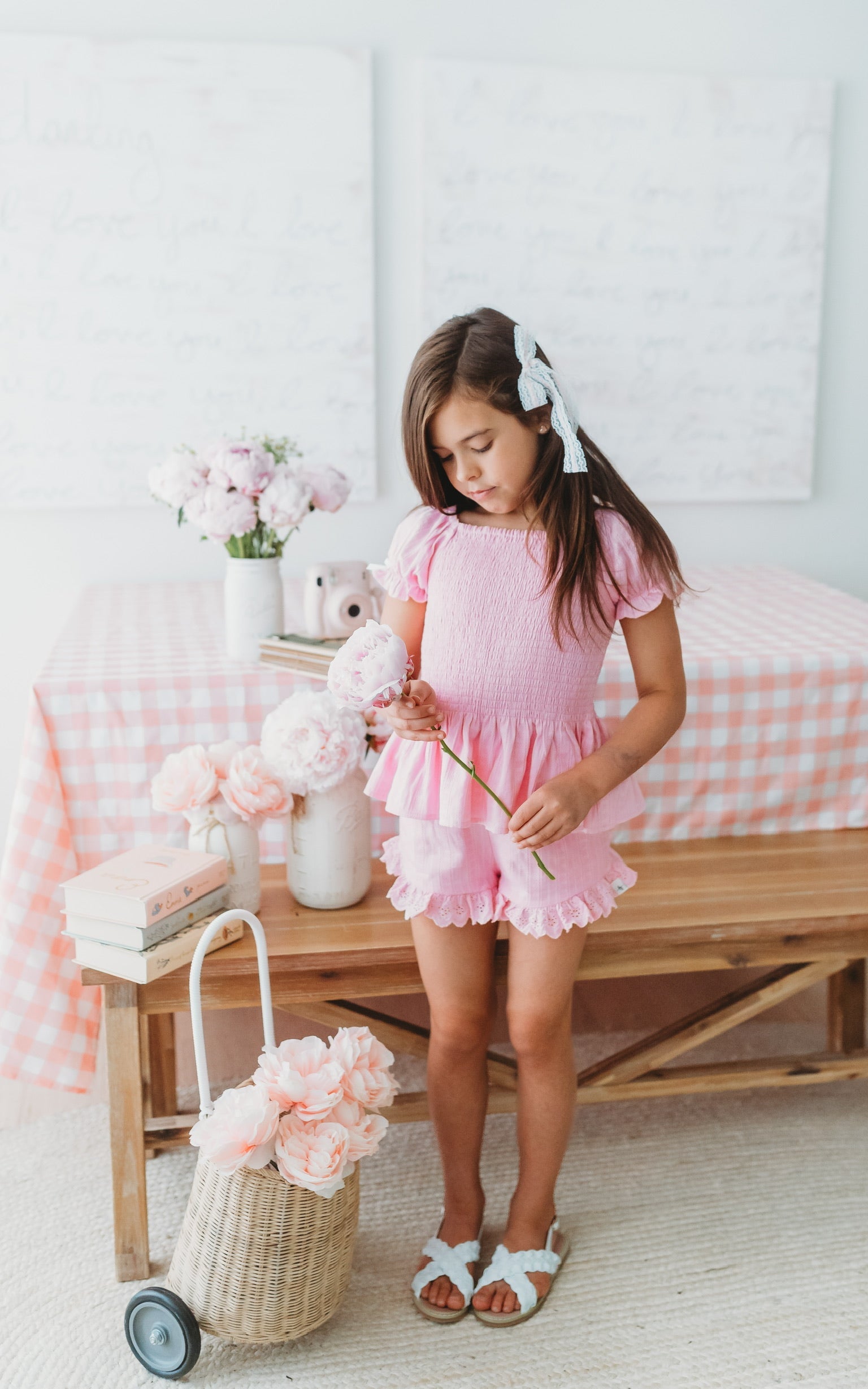 Cotton Candy Pink Short Set