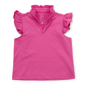 Ellie Girls' Sleeveless Performance Top By Lh Sport Hot Pink (old Fit - Runs Large)