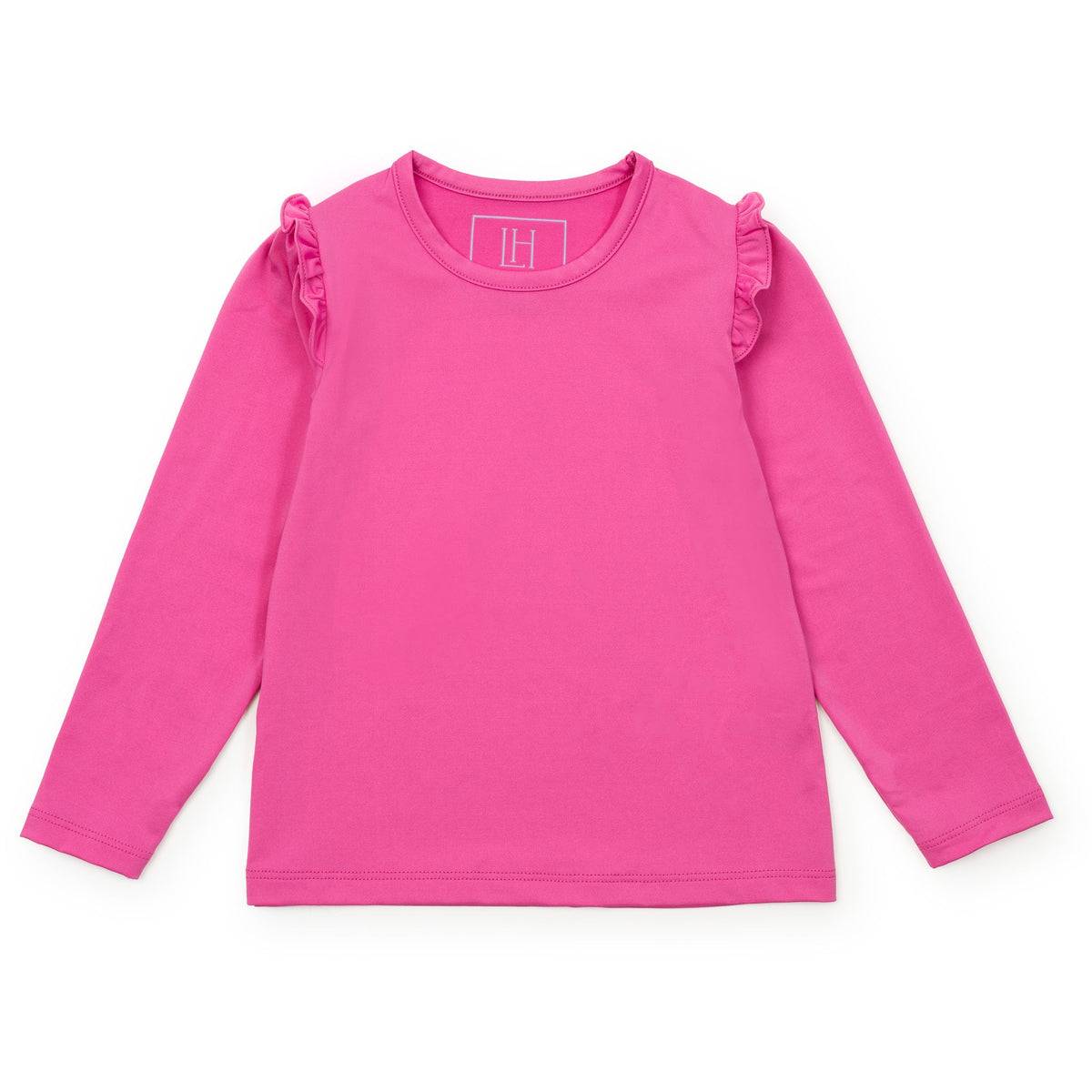 Mia Girls' Longsleeve Performance Top By Lh Sport Hot Pink