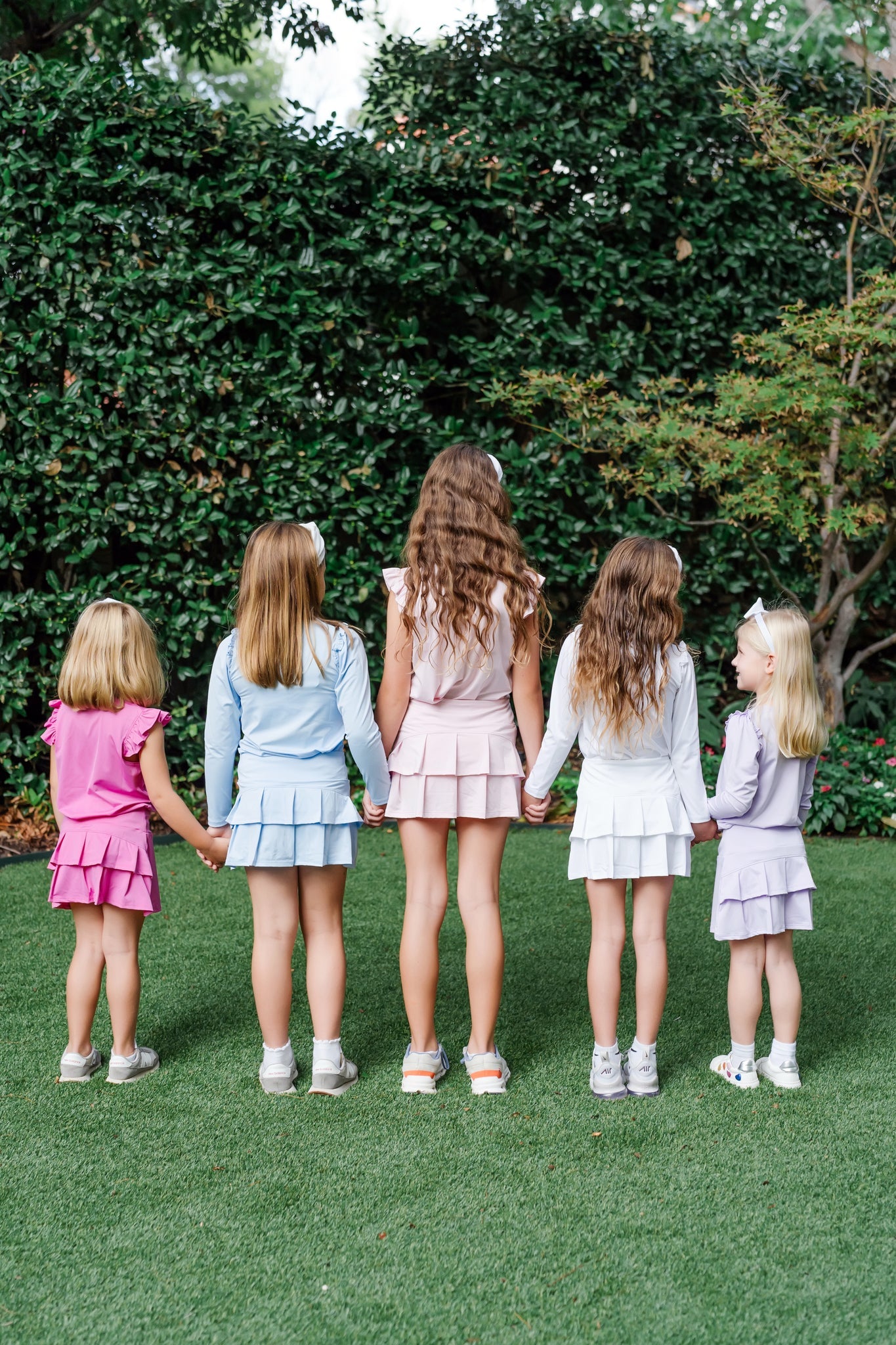 Margot Girls' Performance Skirt By Lh Sport - Hot Pink