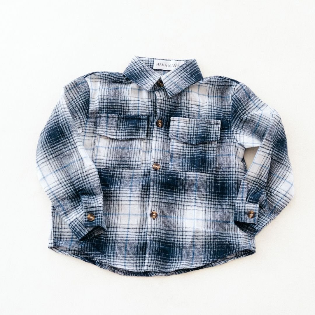 Lightweight Navy Flannel - Child