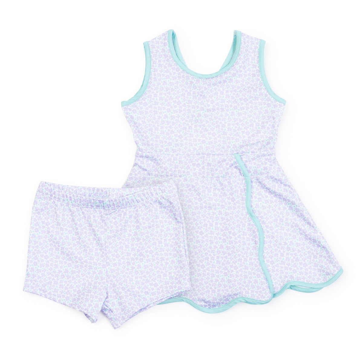 Taylor Girls' Performance Dress By Lh Sport - Petal Party Lavender