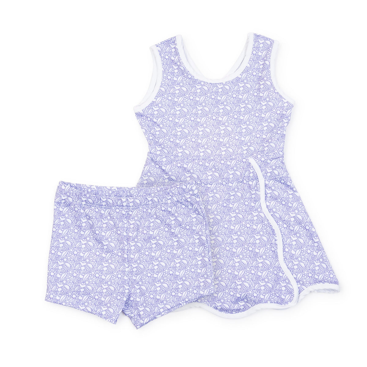 Taylor Girls' Performance Dress By Lh Sport - Petal Pop Purple