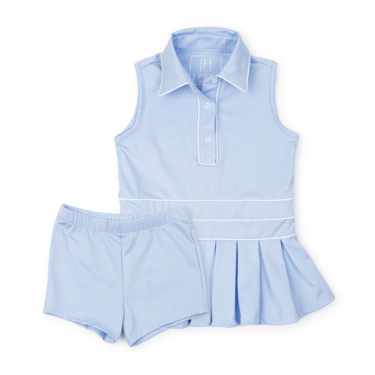 Harper Girls' Performance Dress By Lh Sport - Light Blue