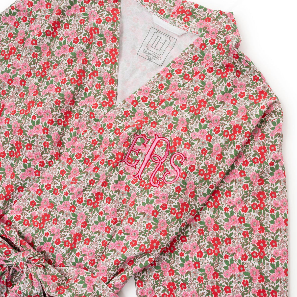 Lillian Girls' Dress - Floral Noel