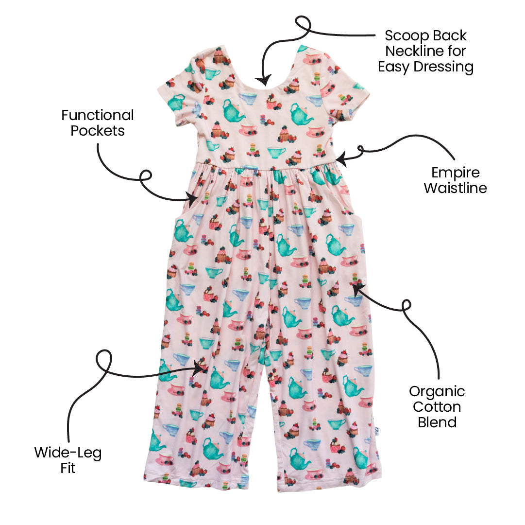 Lillian's Garden Tea Party Leggy Romper