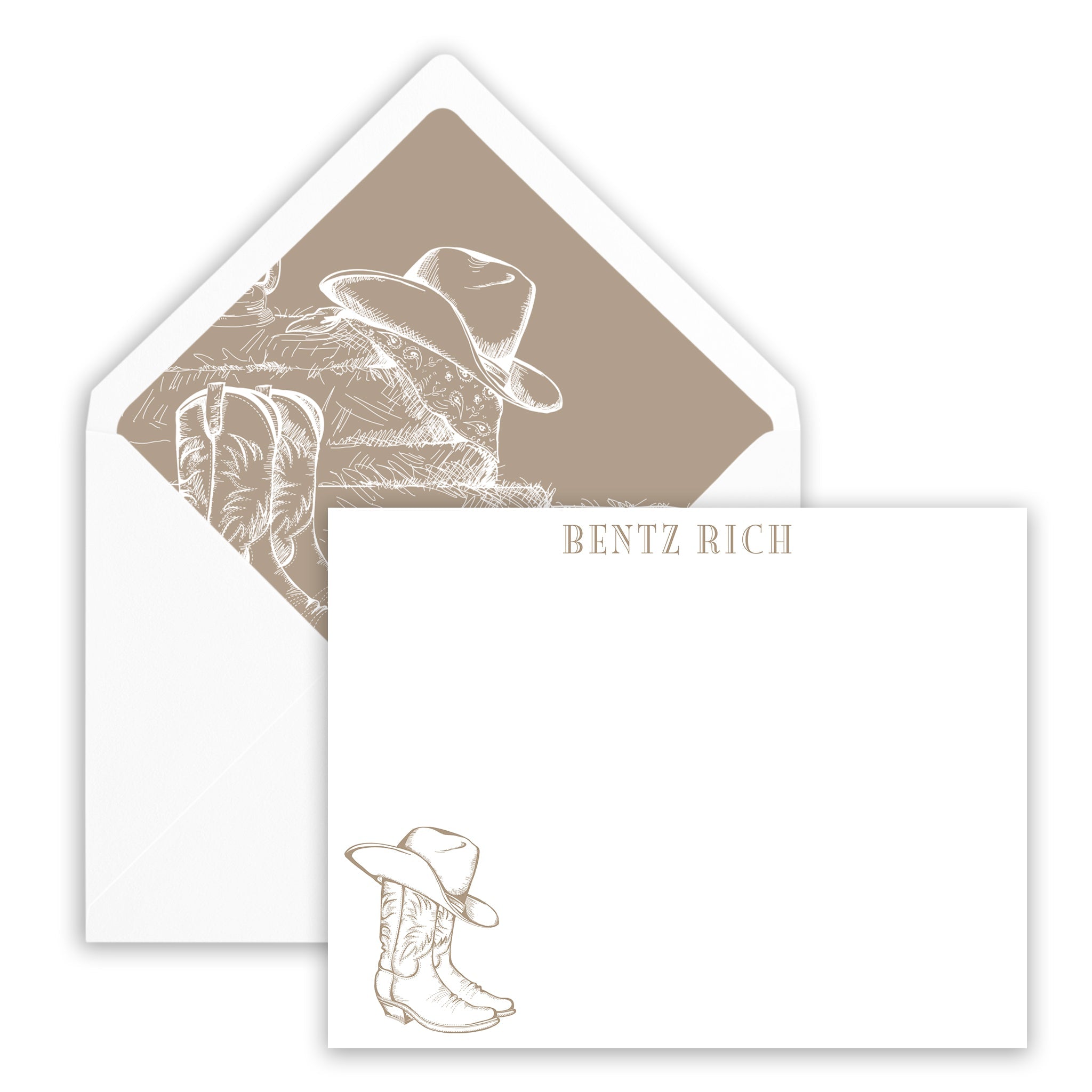 Cowboy Notecard