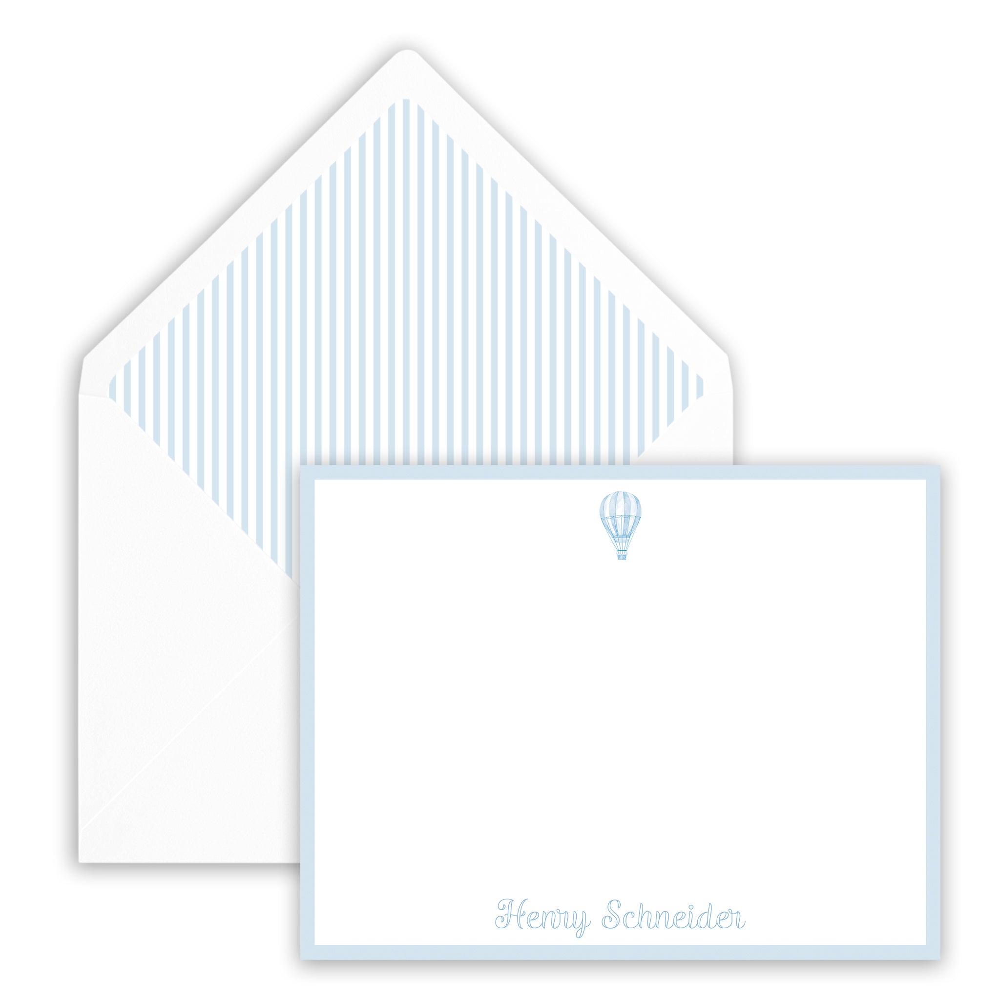 Hot Air Balloon Notecard