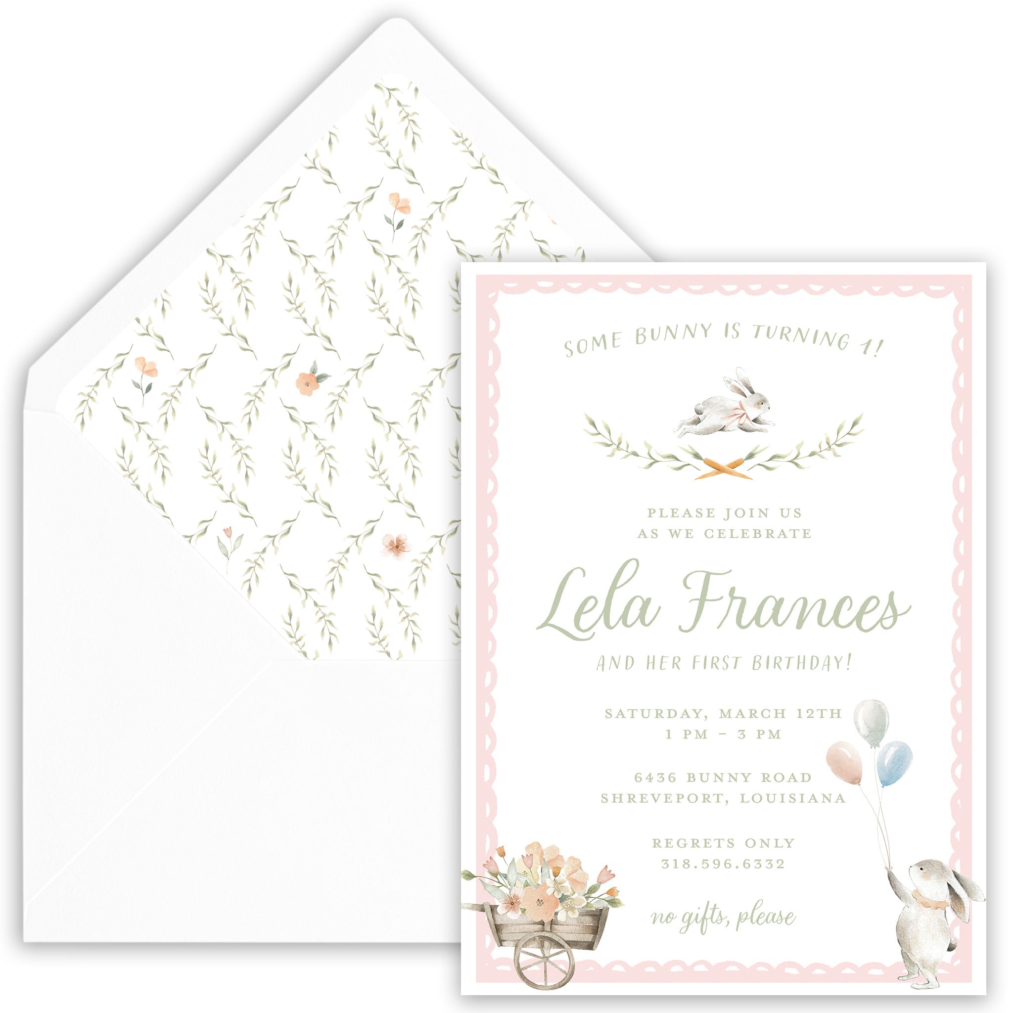 Some Bunny's Birthday Invitation