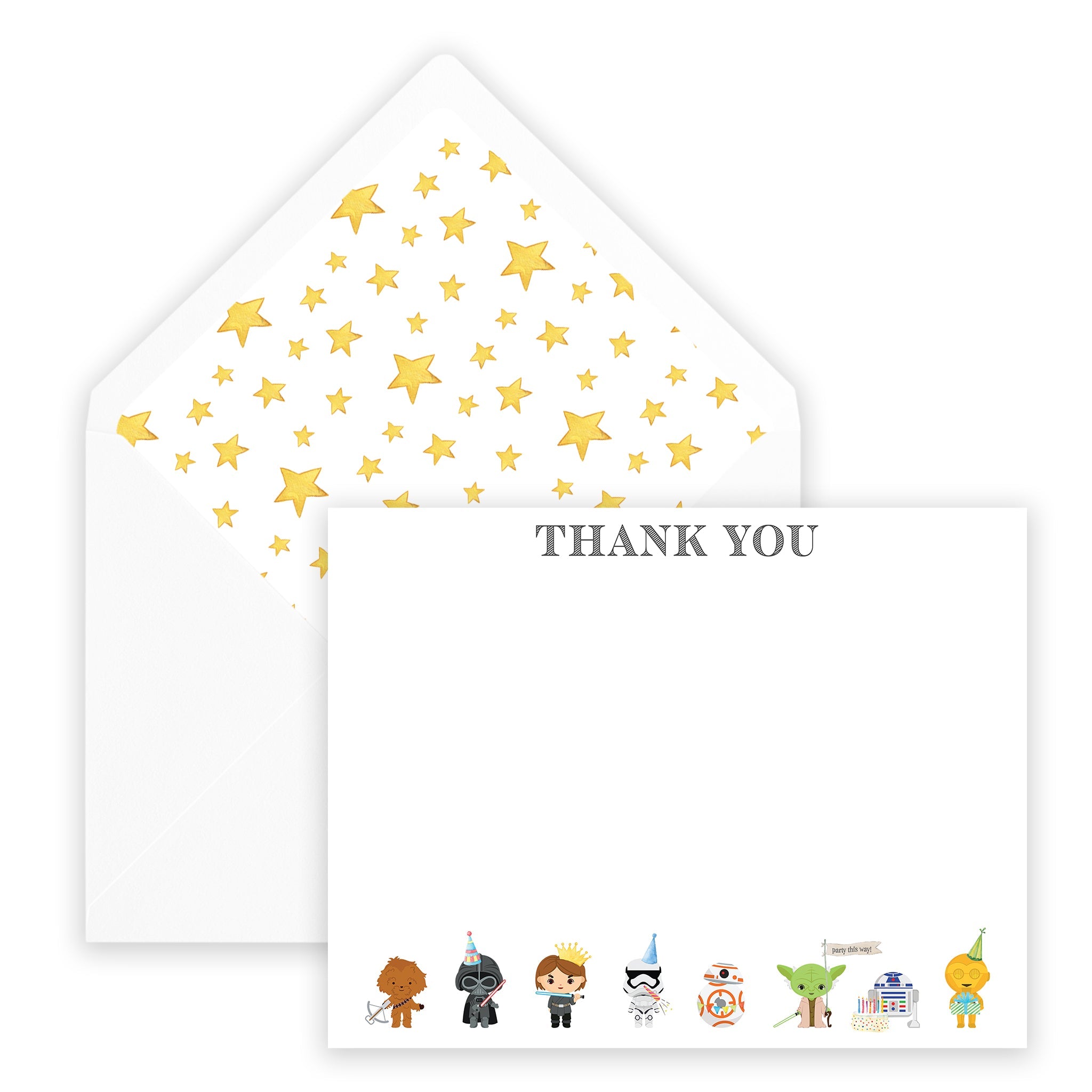 Young Jedi Thank You Note