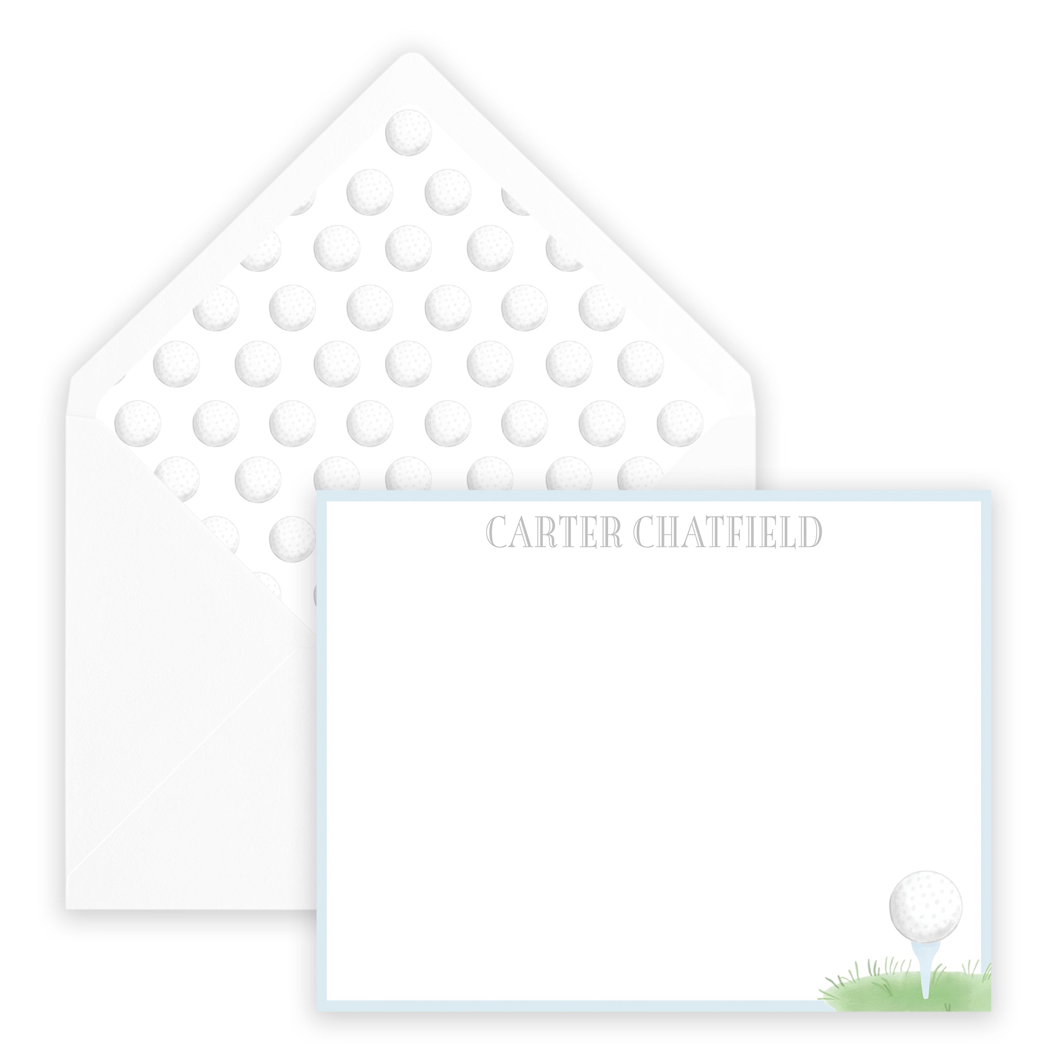 Golf Par-tee Notecard