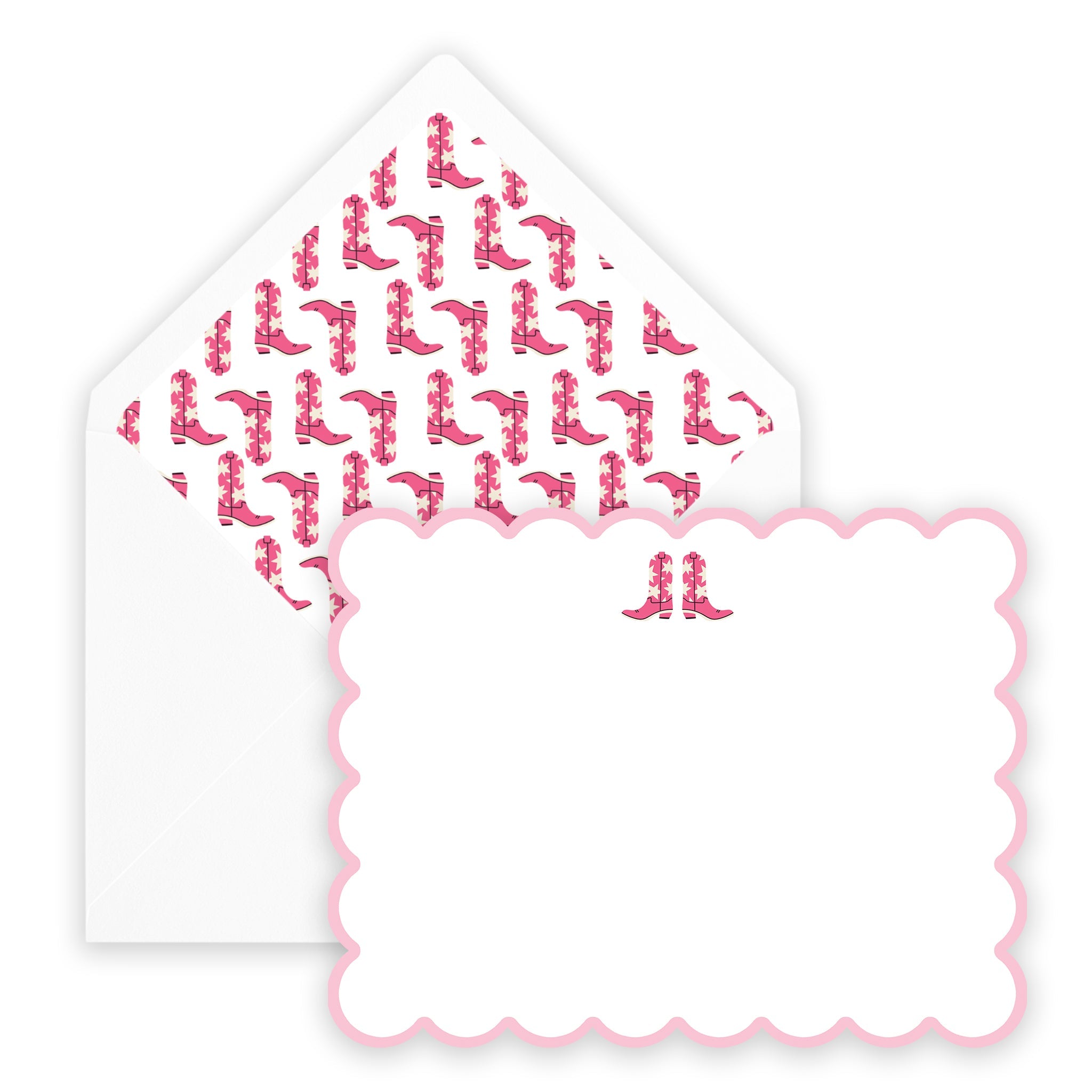 Cowgirl Boot Notecard