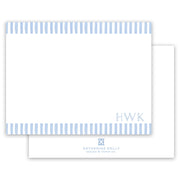 Classic Watercolor Initial Notecard