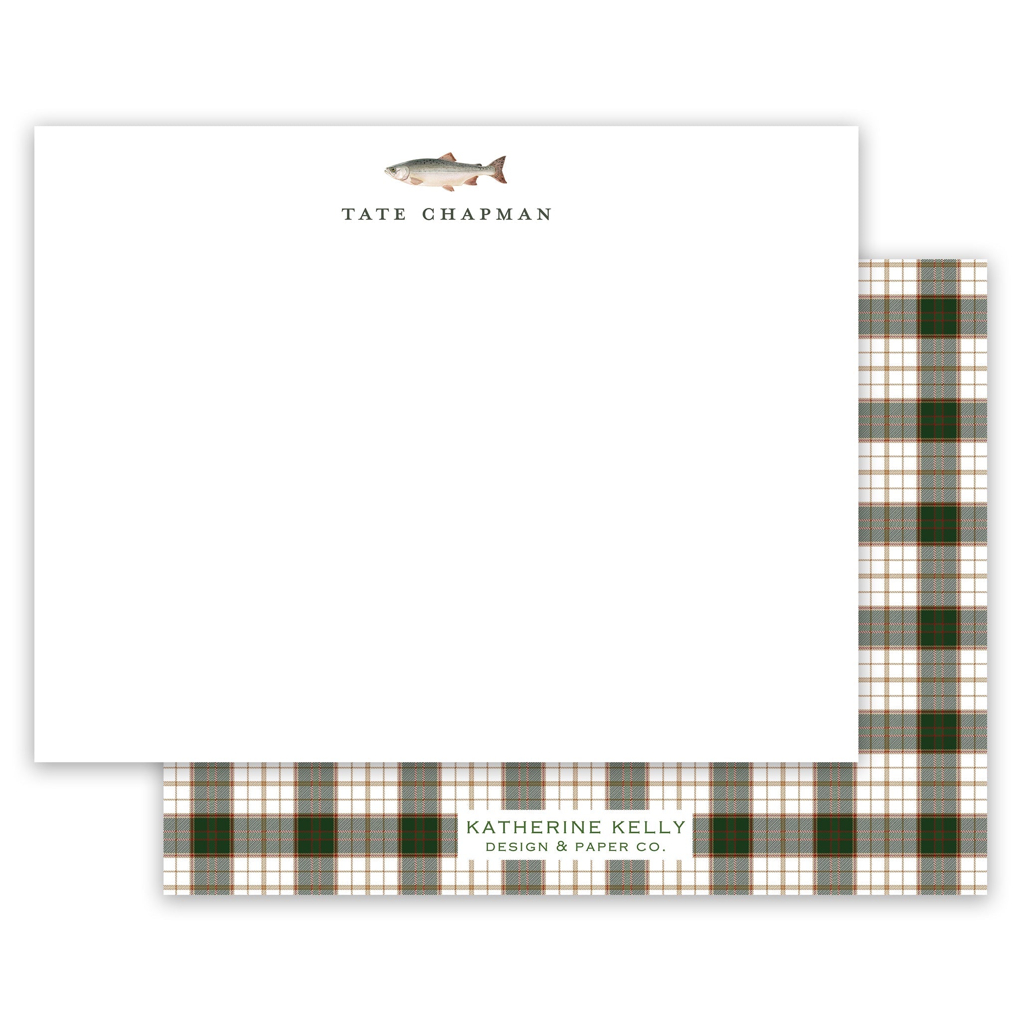 Gone Fishing Notecard