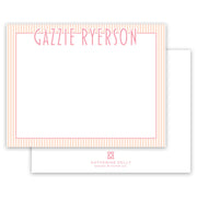 Modern Pinstripe Notecard