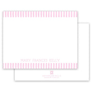 Classic Watercolor Name Notecard